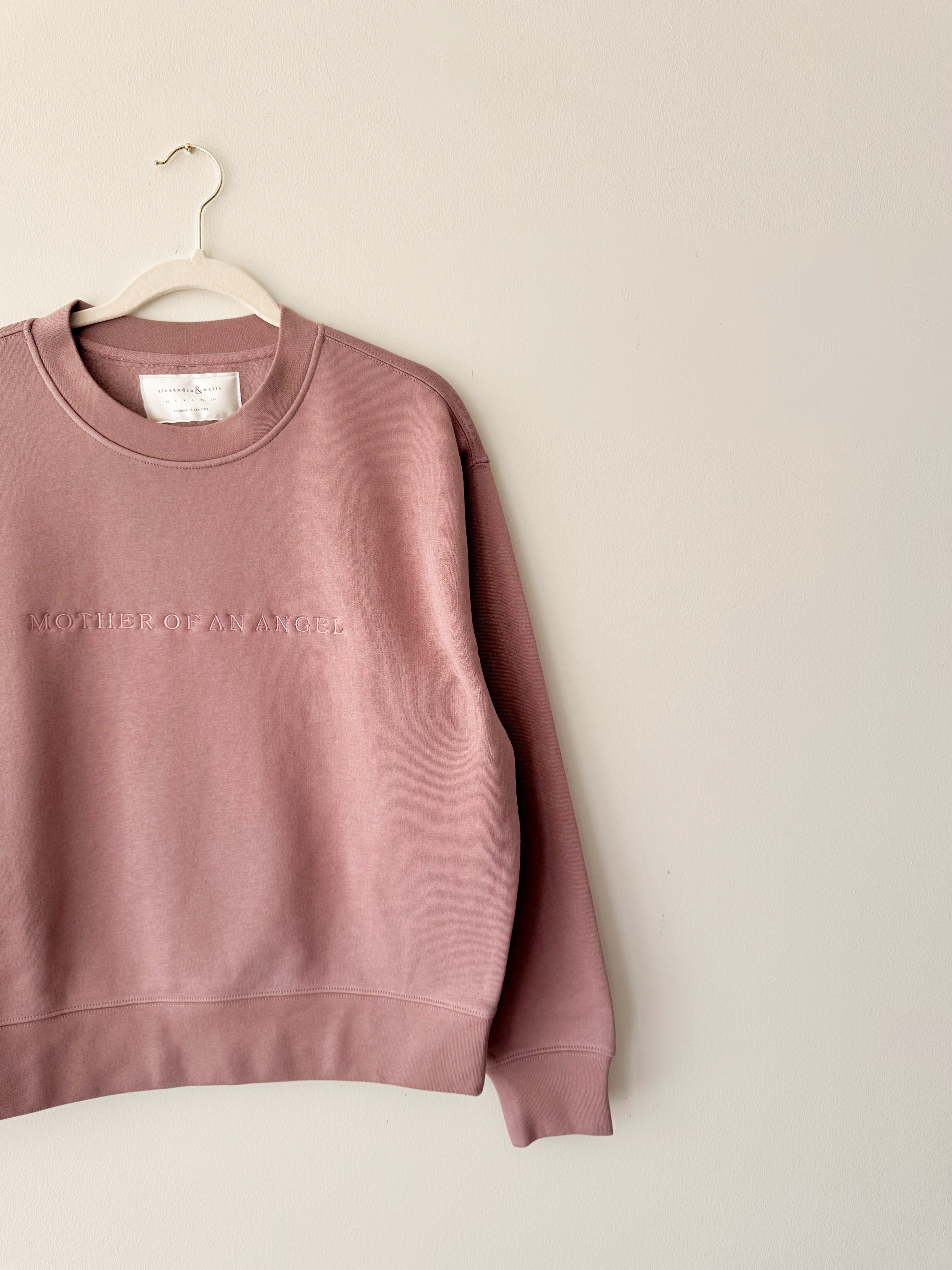 Relaxed Women’s Crew | Mauve