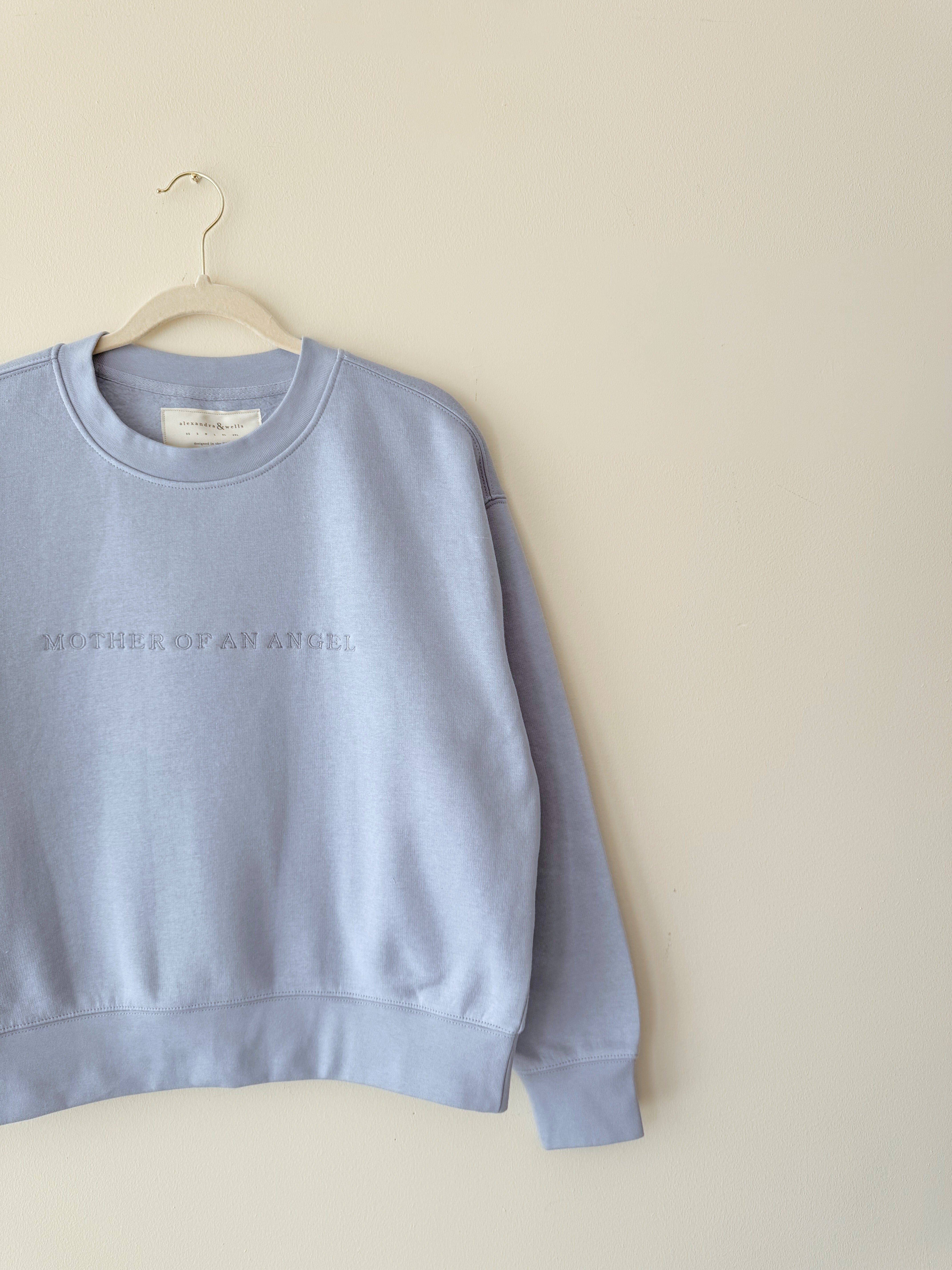 Relaxed Women’s Crew | Powder Blue