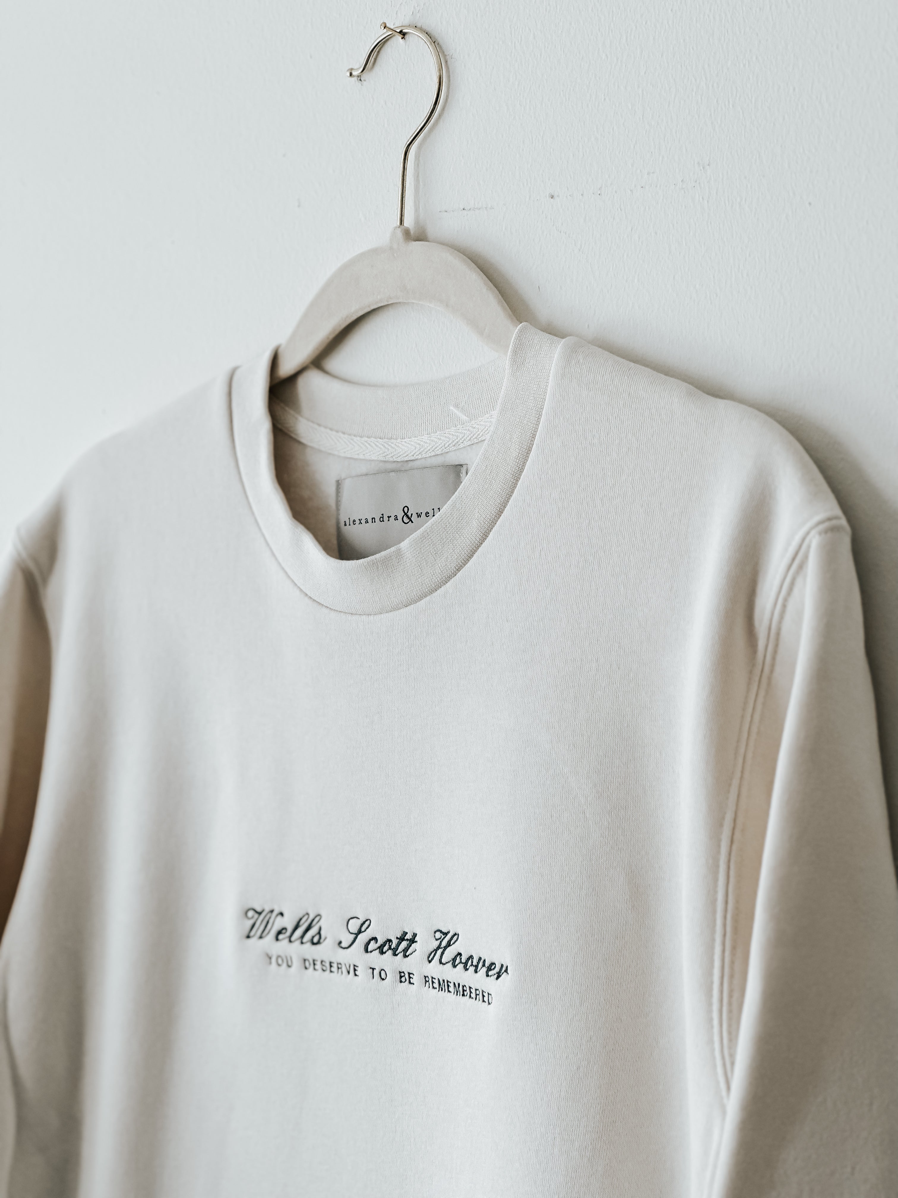Signature Crewneck | You Deserve To Be Remembered
