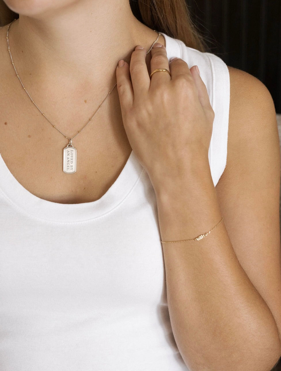 The Foundation Tag | 14k White Gold