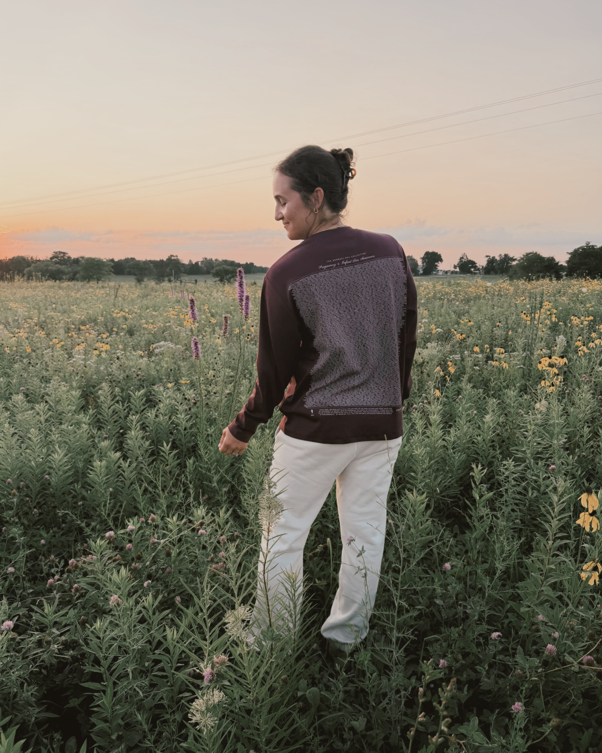 The Comfort Long Sleeve in Burgundy | Sweet Baby