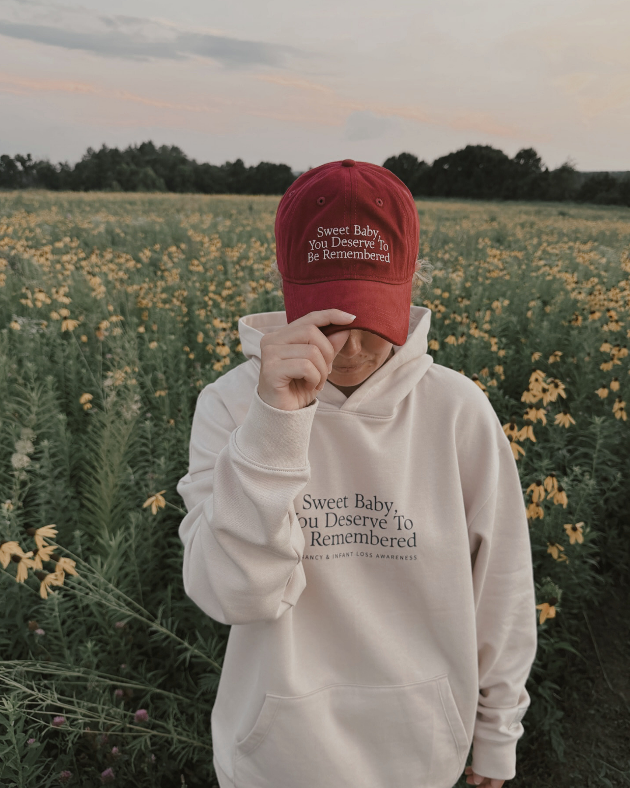 The Cotton Dad Hat in Merlot | Sweet Baby