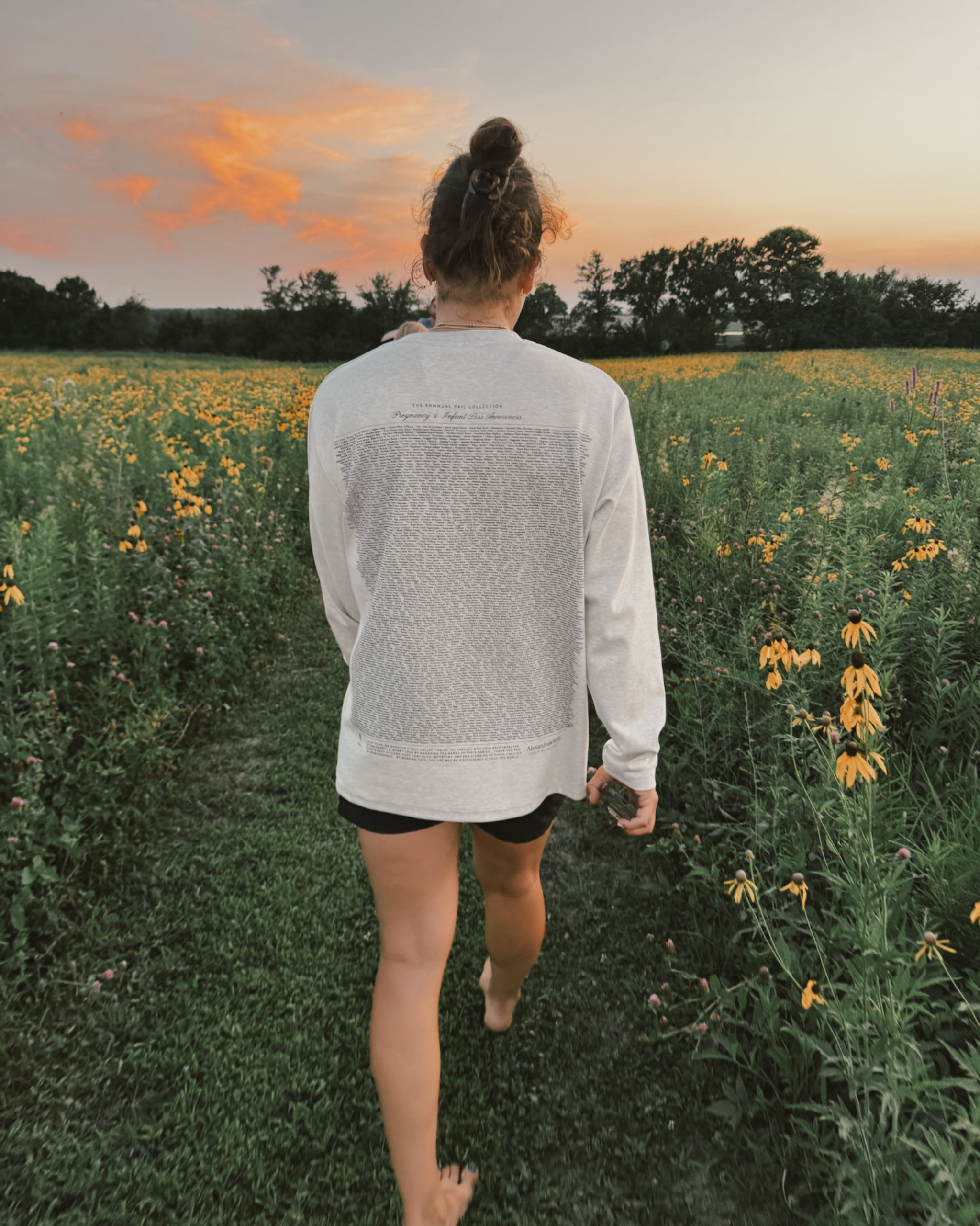 The Comfort Long Sleeve in Ash Marl | Sweet Baby