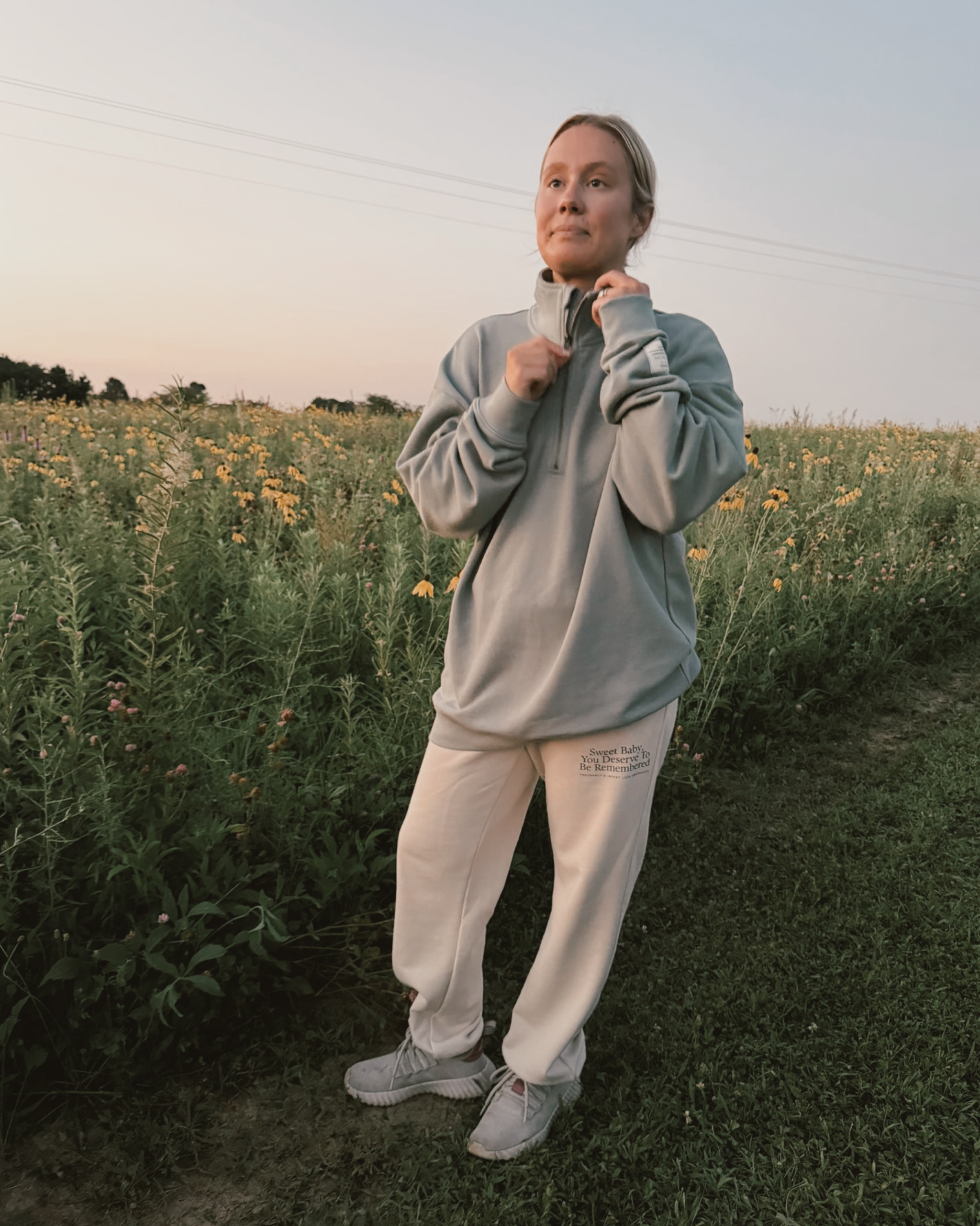 The Heritage Quarter Zip in Harbor | Sweet Baby