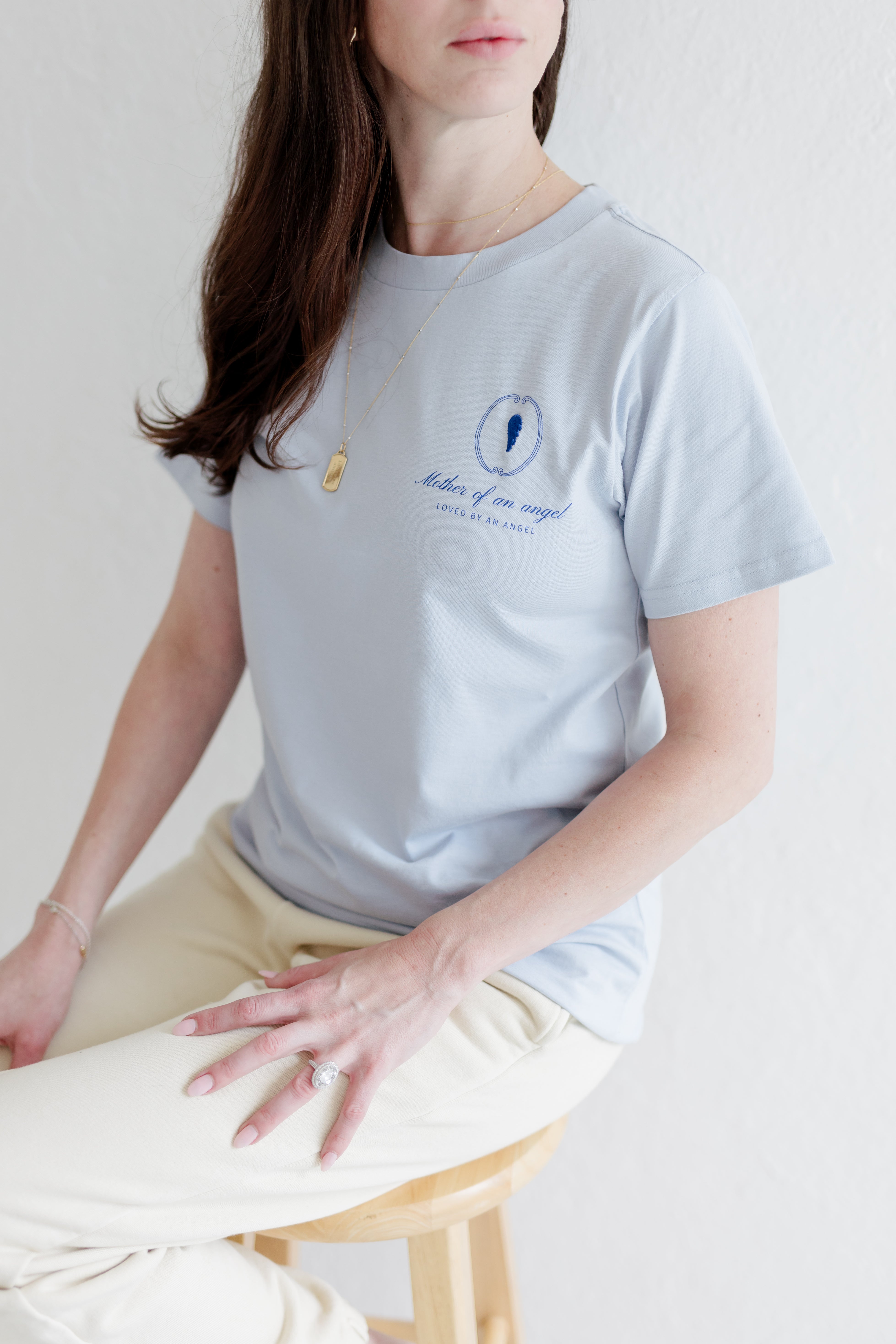 Classic Tee | Mother Of An Angel Crest