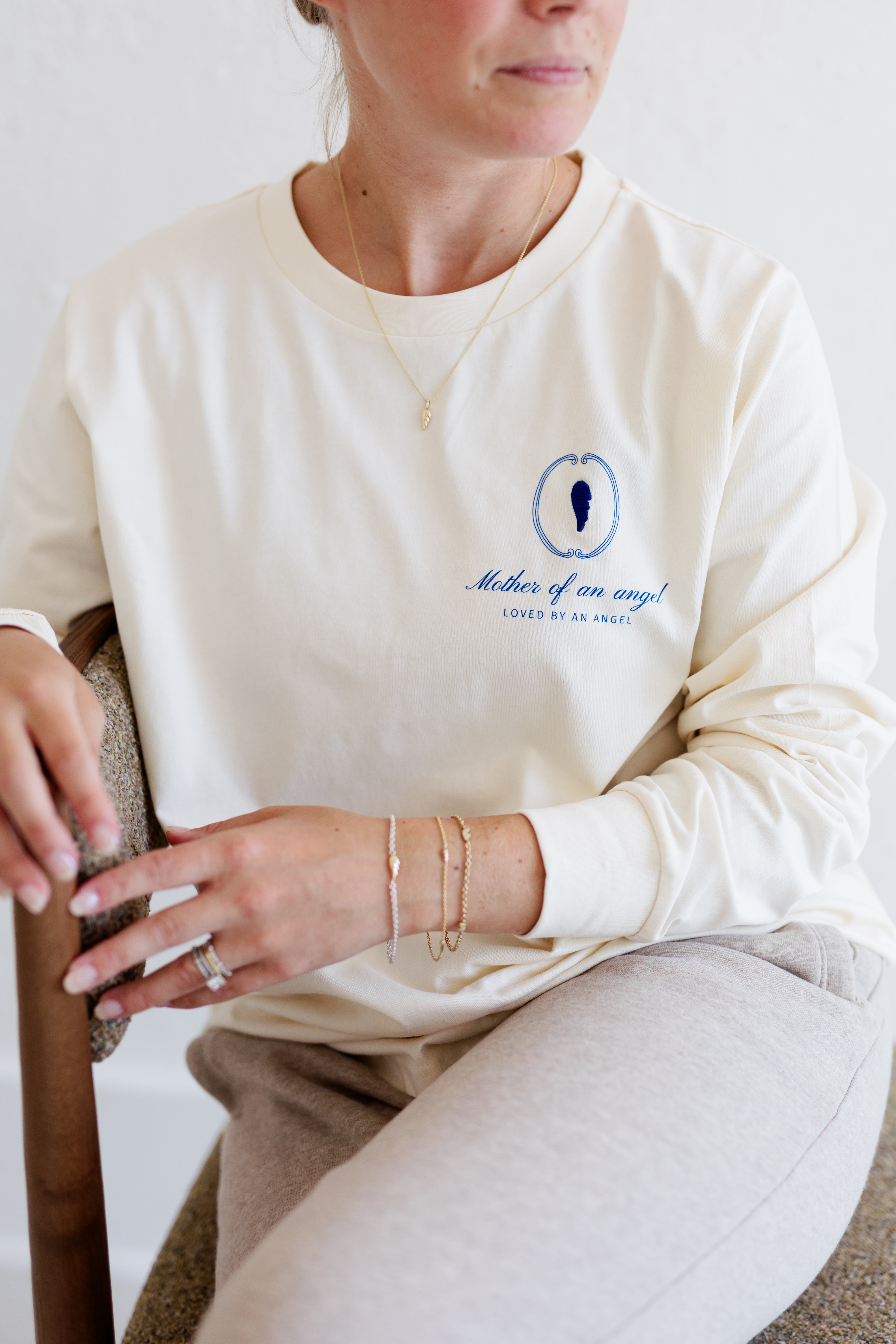 Classic Long Sleeve | Mother Of An Angel Crest