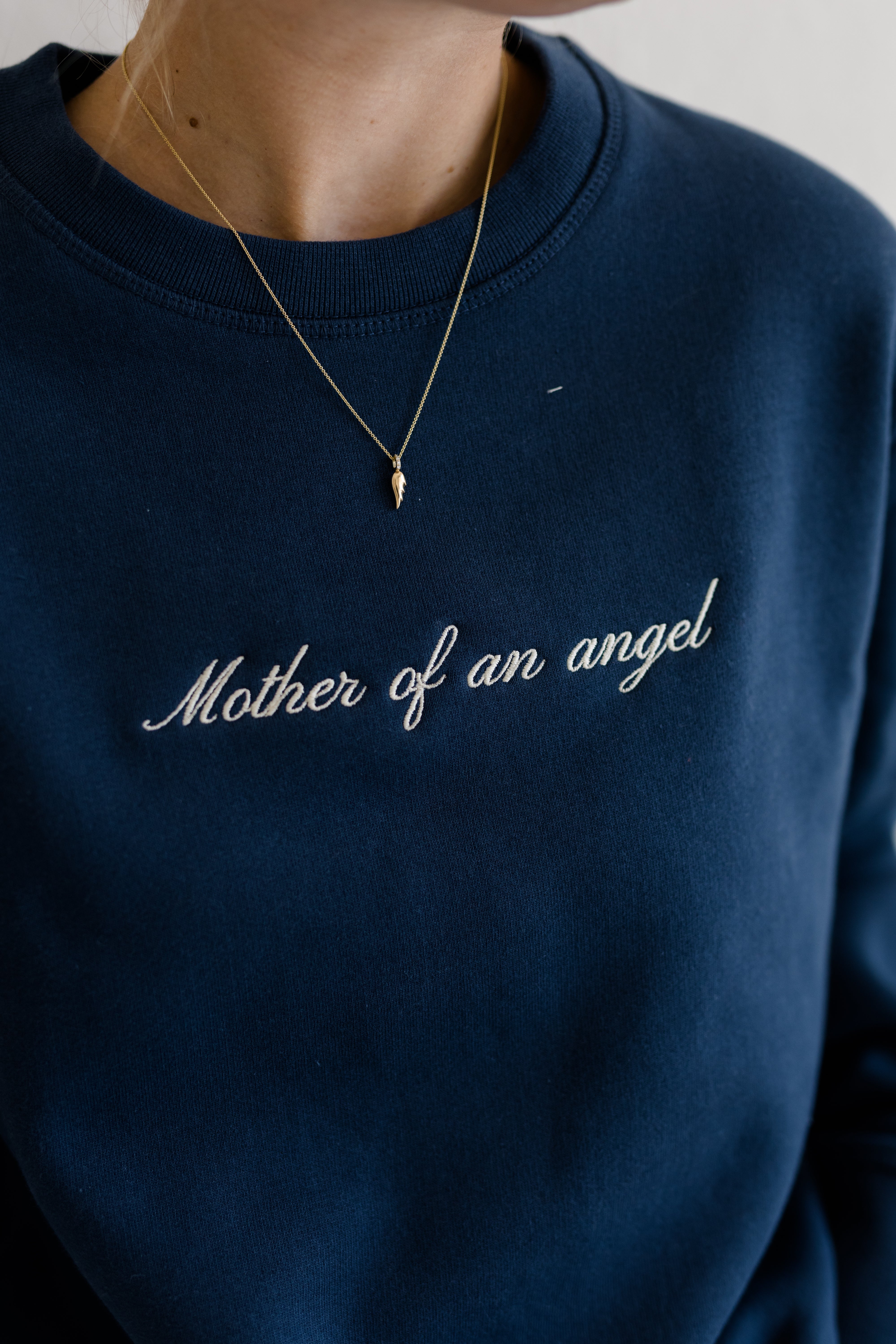 Signature Crewneck | Mother Of An Angel Script