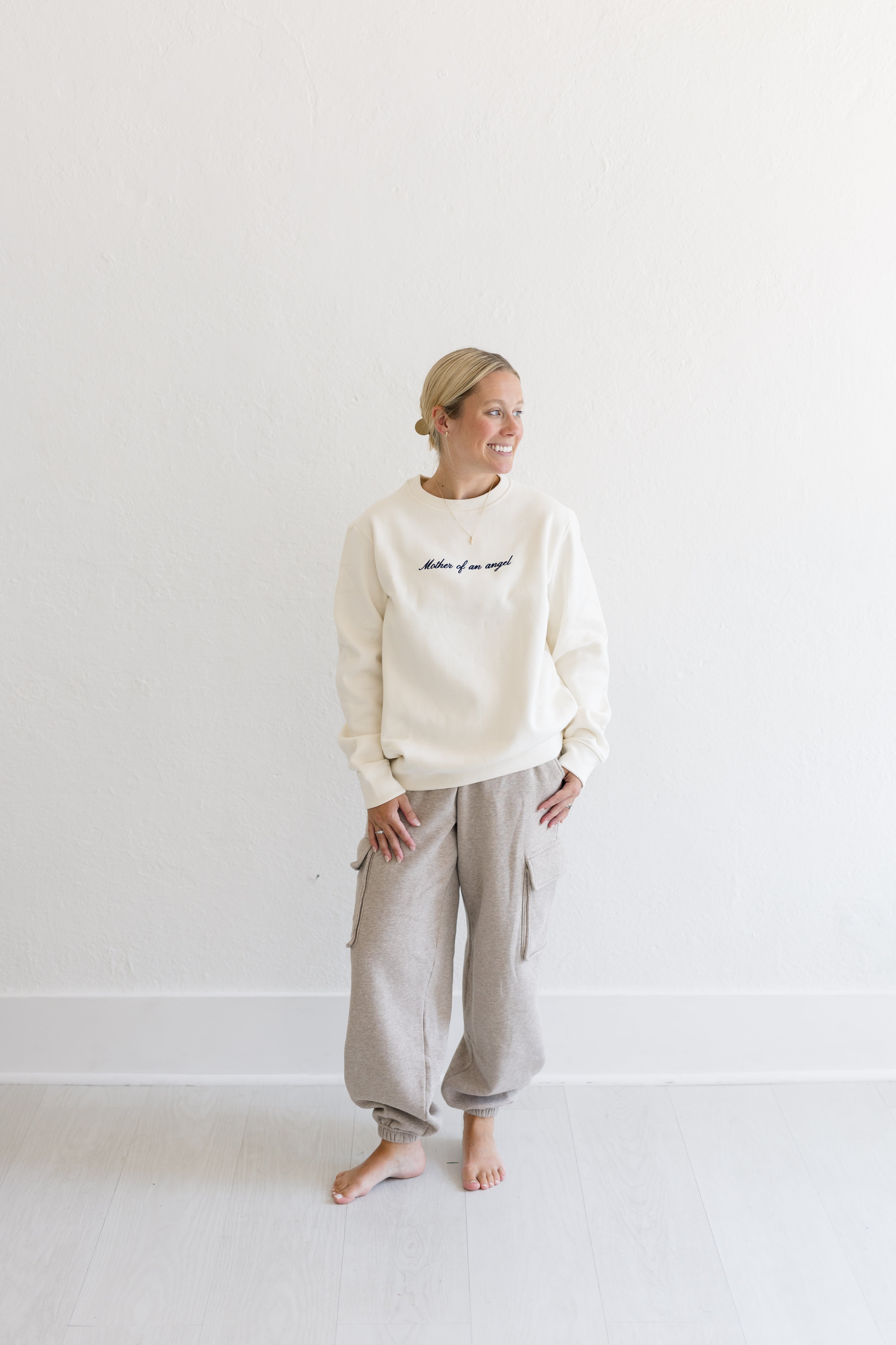 Signature Crewneck | Mother Of An Angel Script