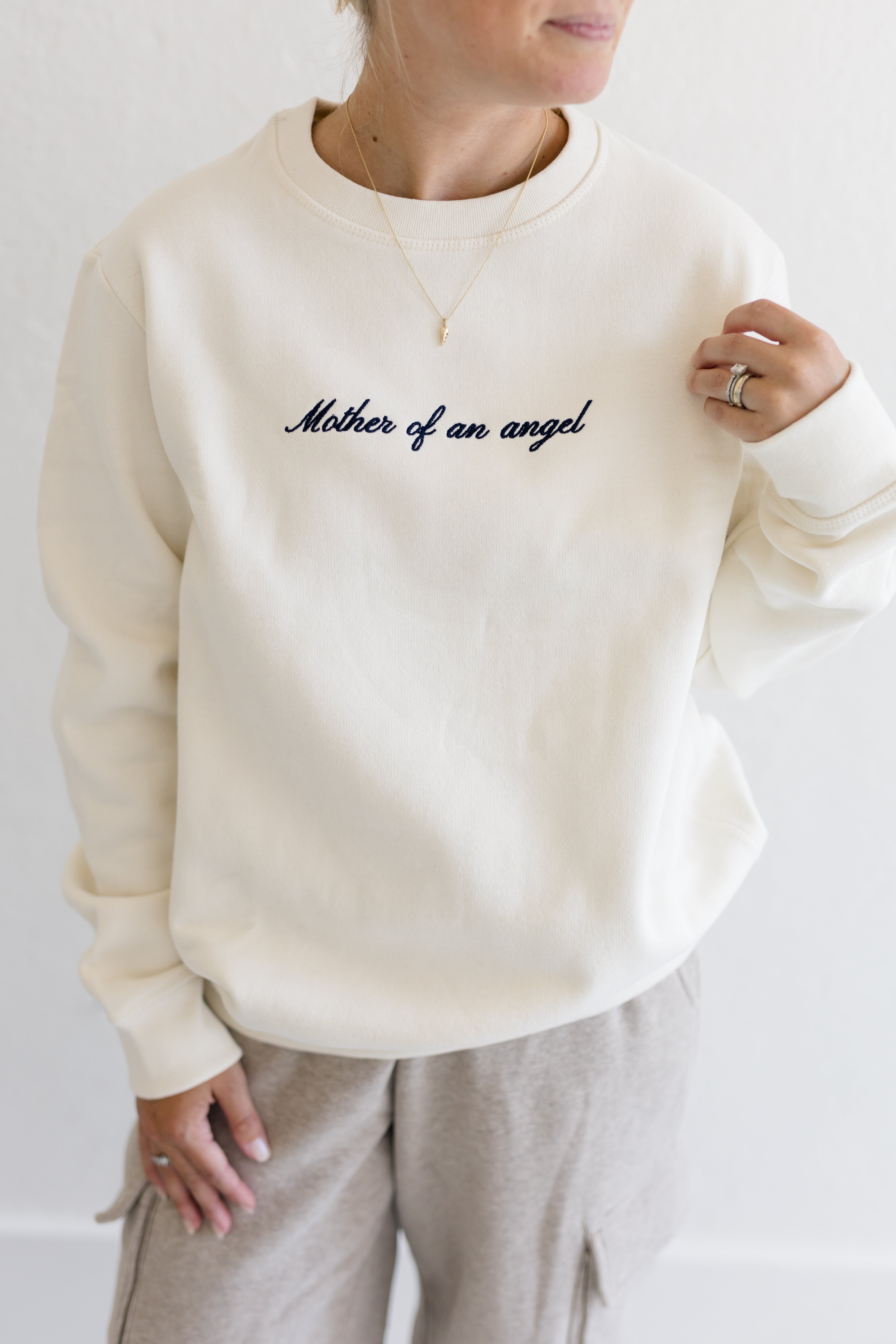 Signature Crewneck | Mother Of An Angel Script