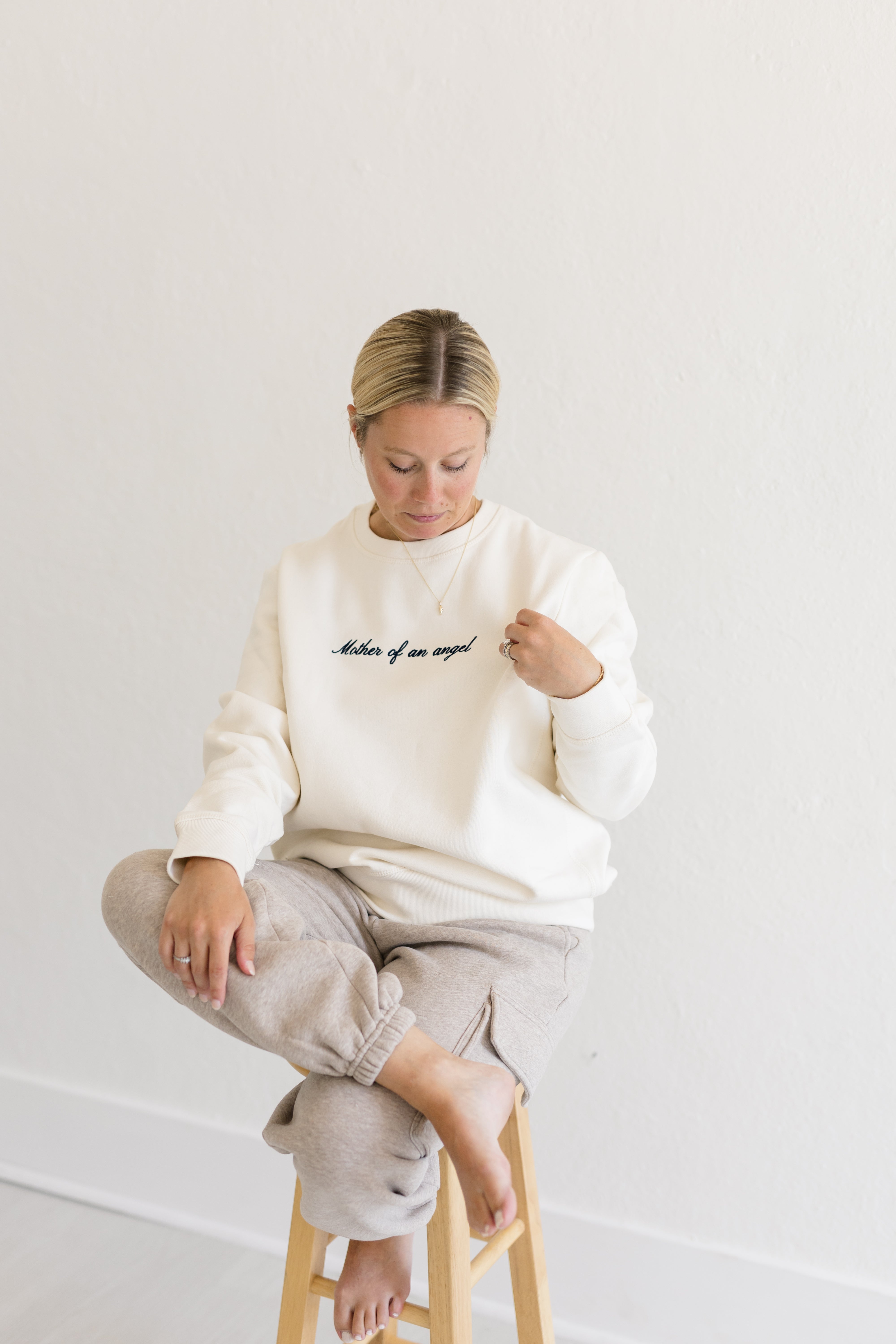 Signature Crewneck | Mother Of An Angel Script