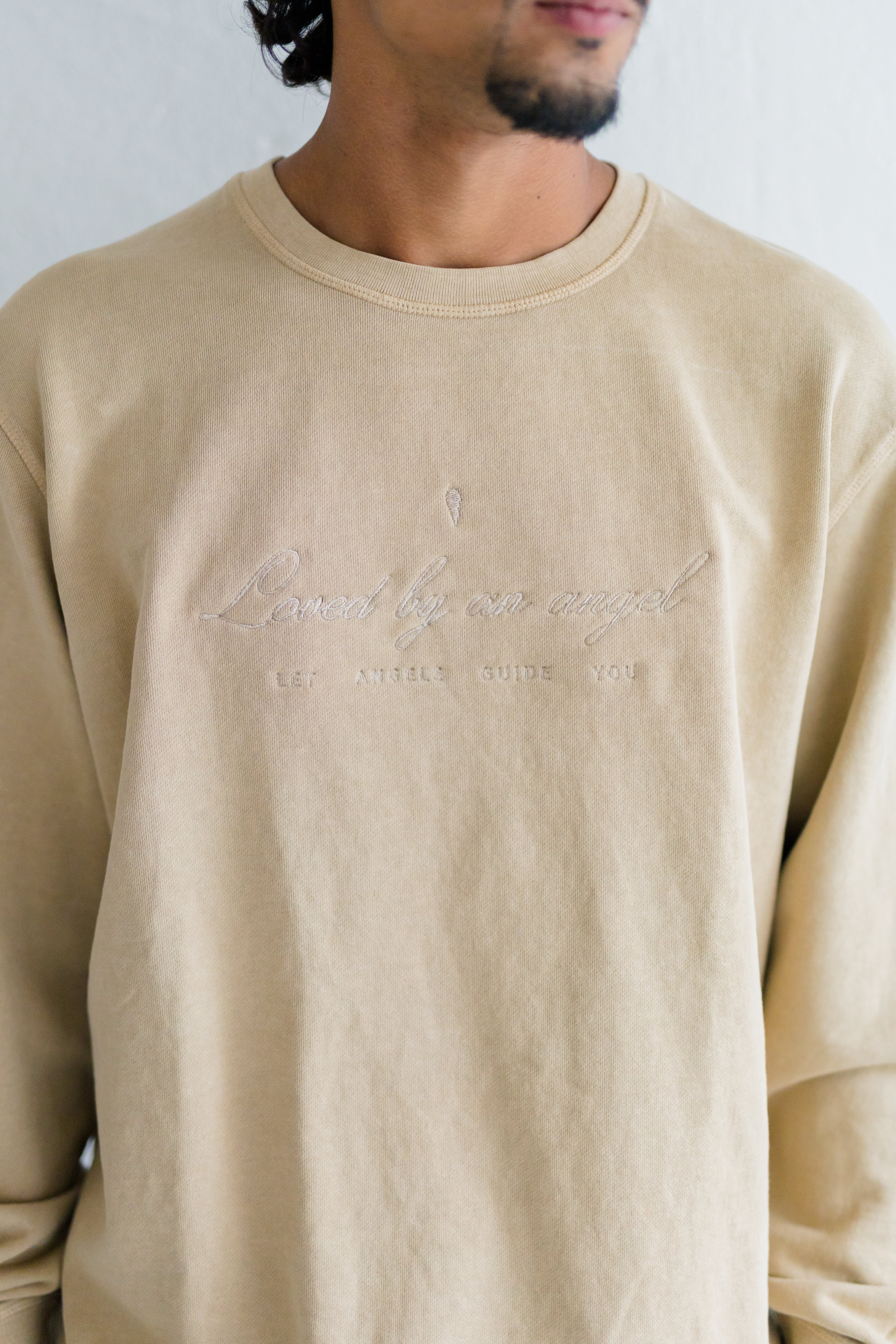 French Terry Crewneck | Let Angels Guide You