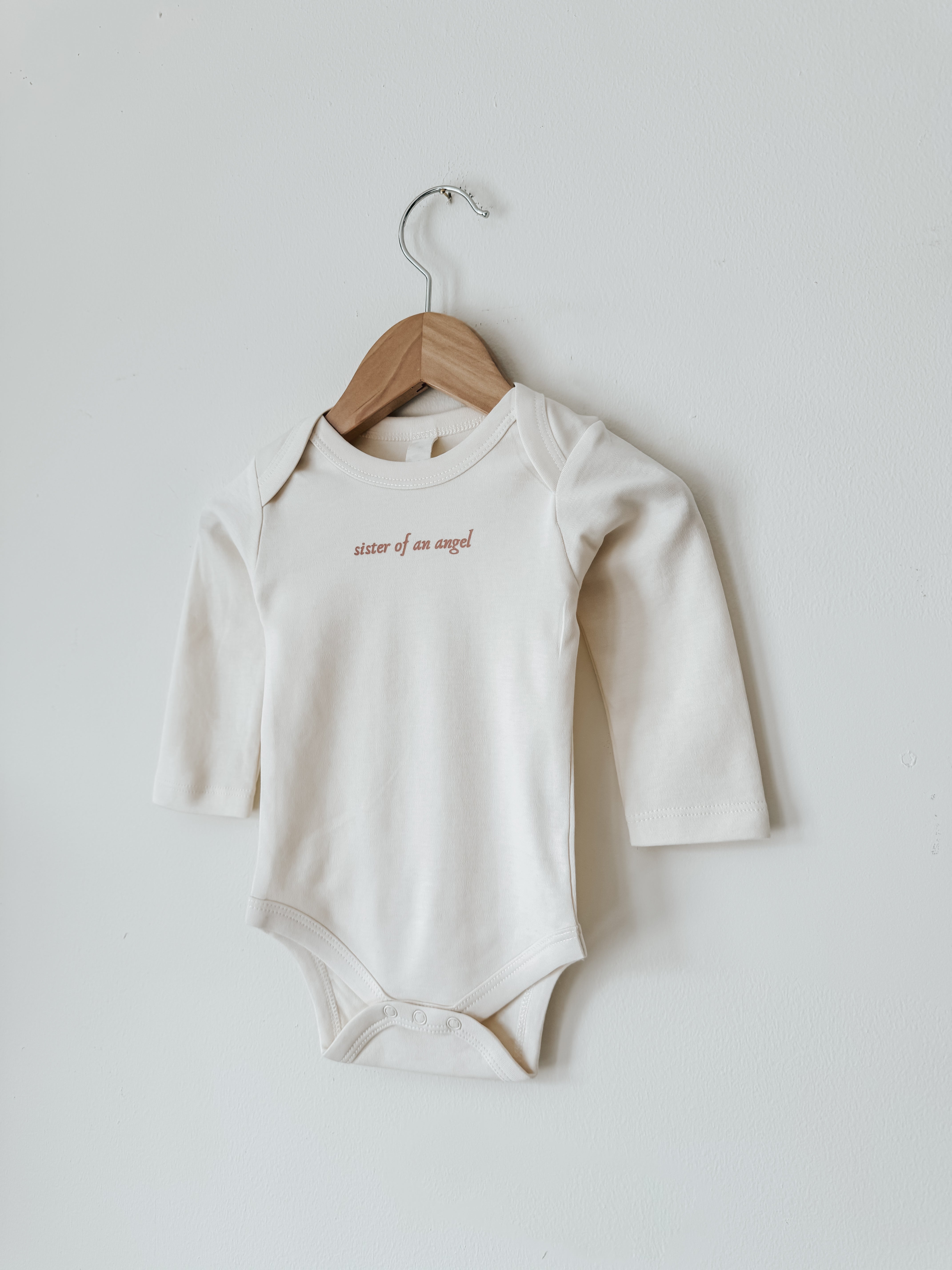 Classic Long Sleeve Bodysuit | Sister Of An Angel