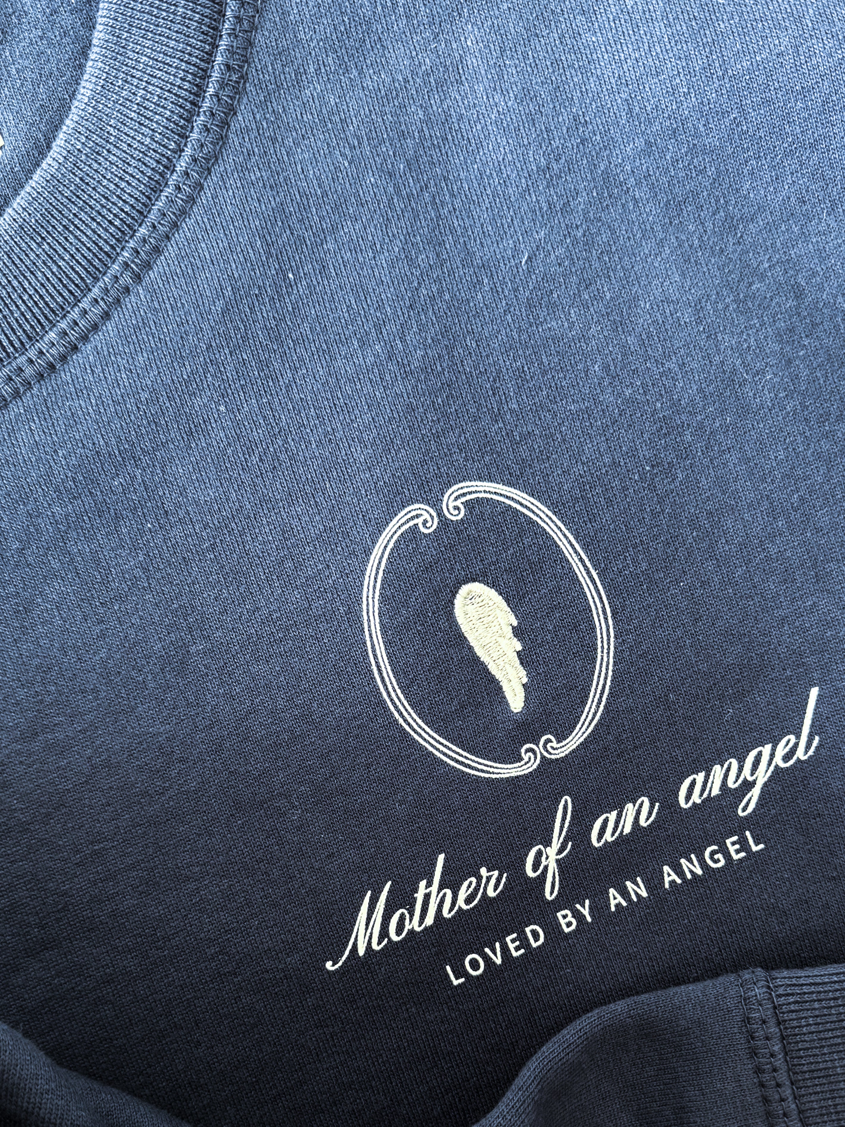 Signature Crewneck | Mother Of An Angel Crest