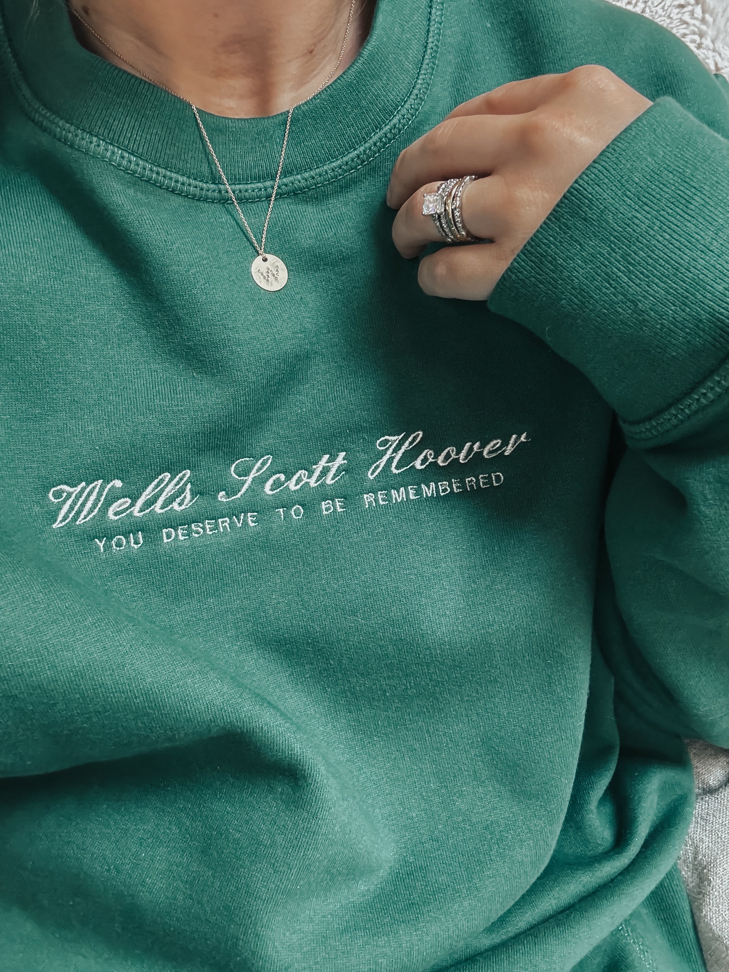 Signature Crewneck | You Deserve To Be Remembered