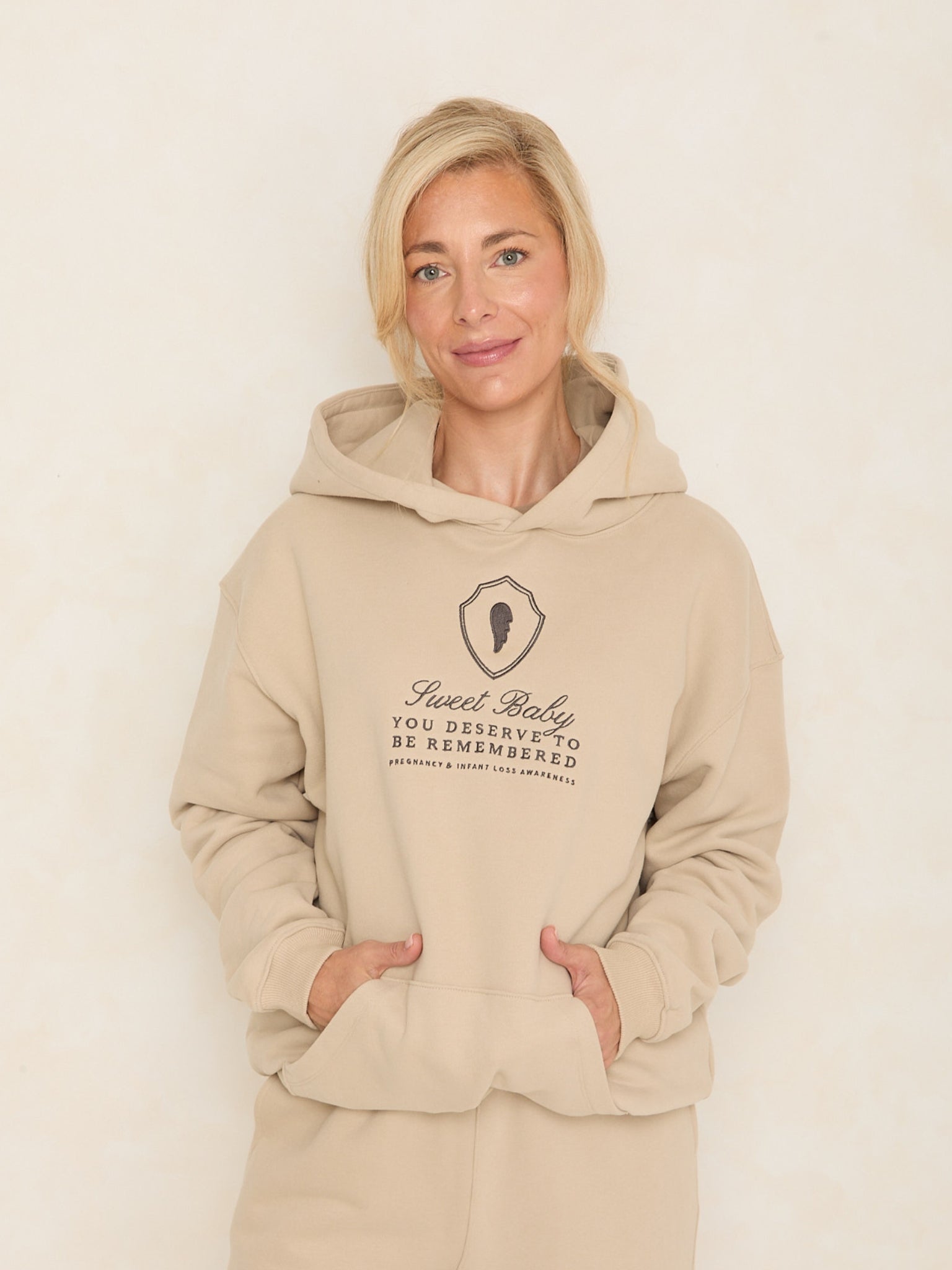 Sweet Baby Oversized Hood | Bone