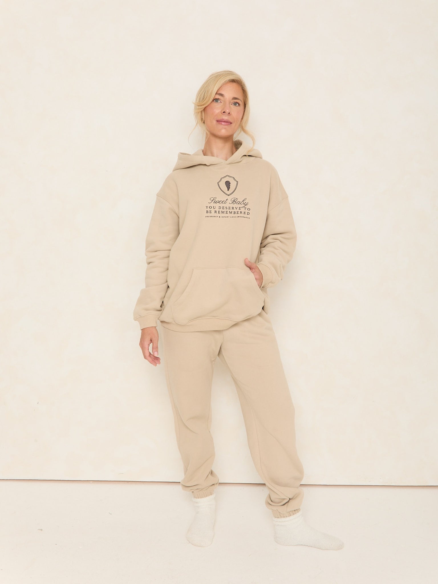 Sweet Baby Oversized Hood | Bone