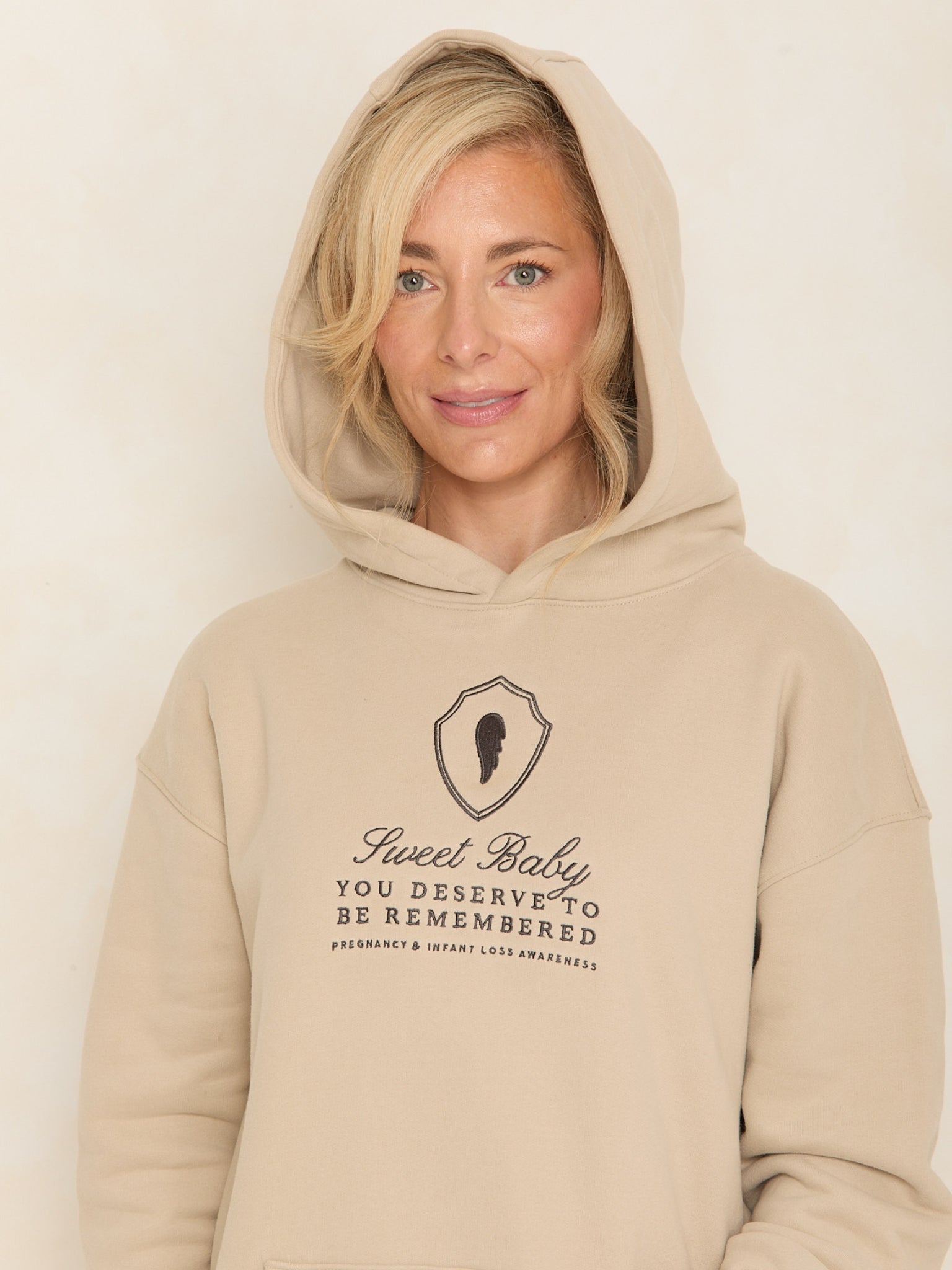 Sweet Baby Oversized Hood | Bone