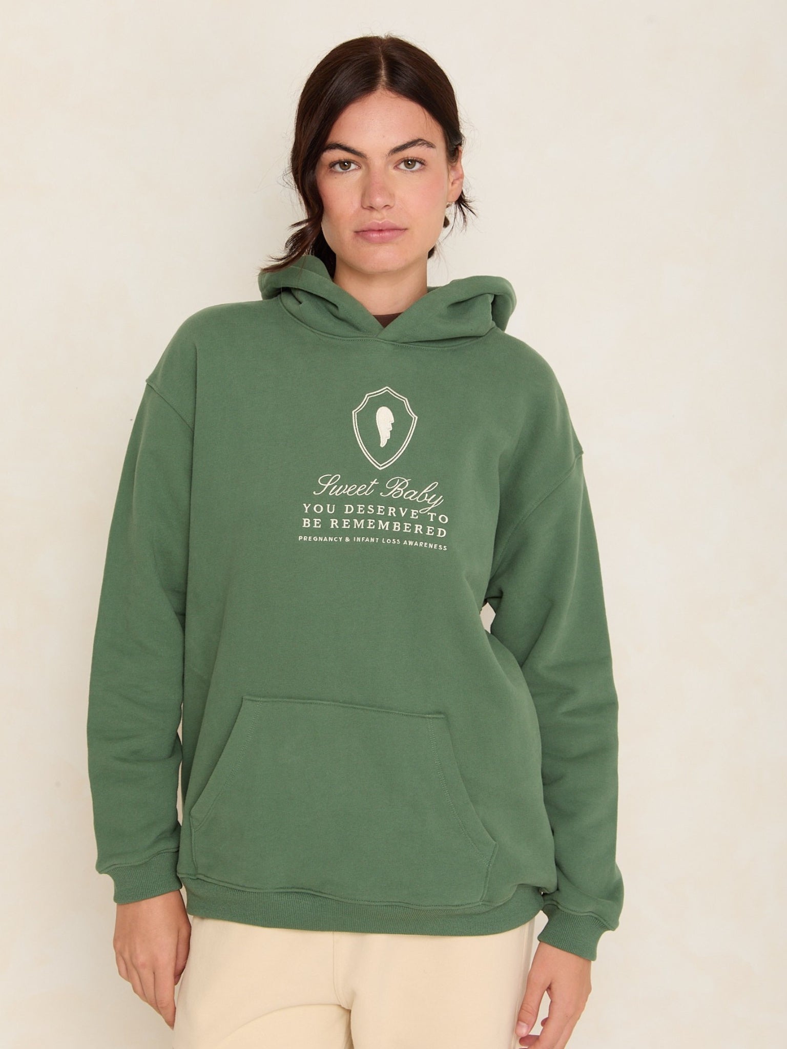 Sweet Baby Oversized Hood | Eucalyptus