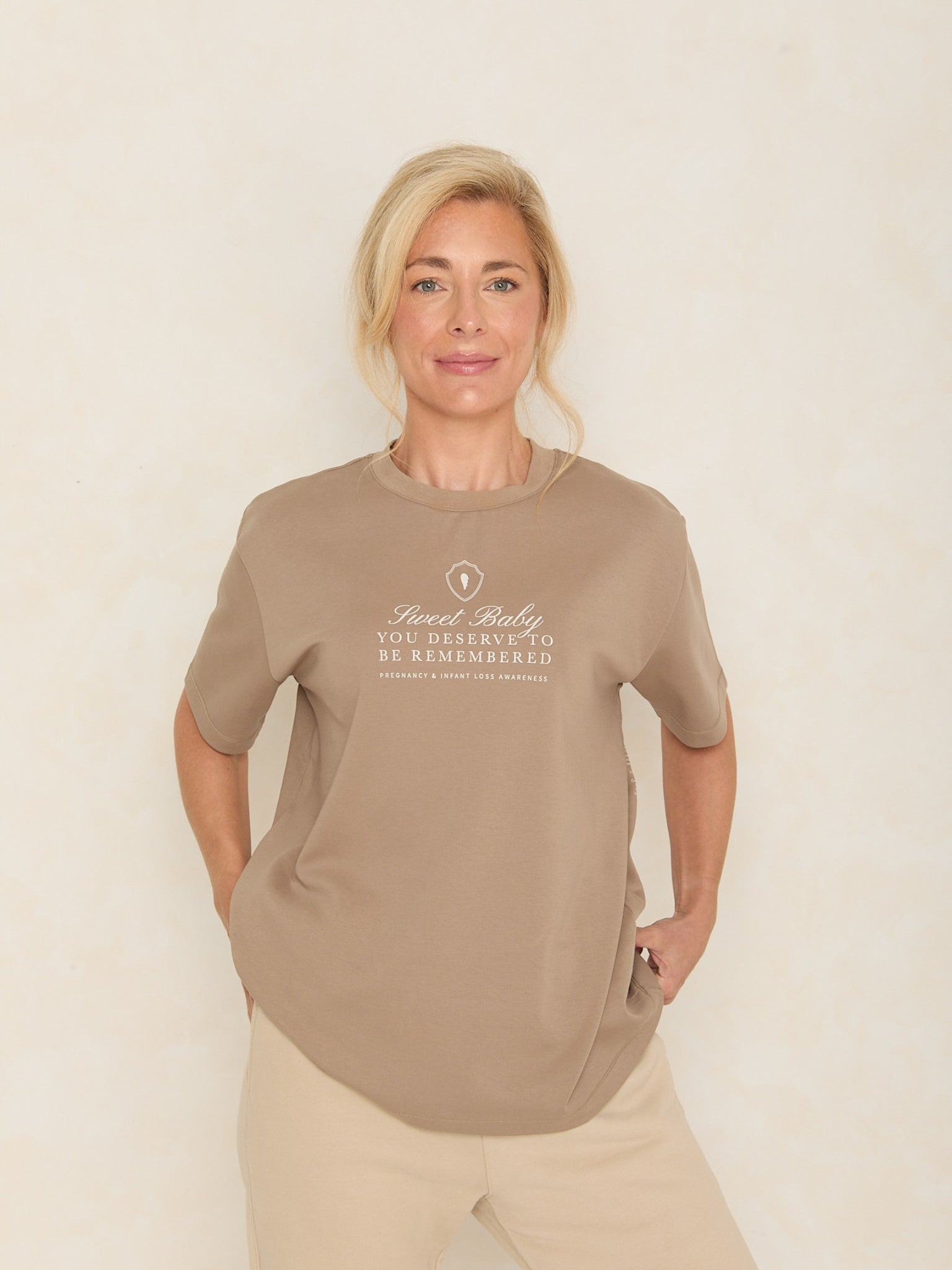 Sweet Baby Oversized Tee | Mink