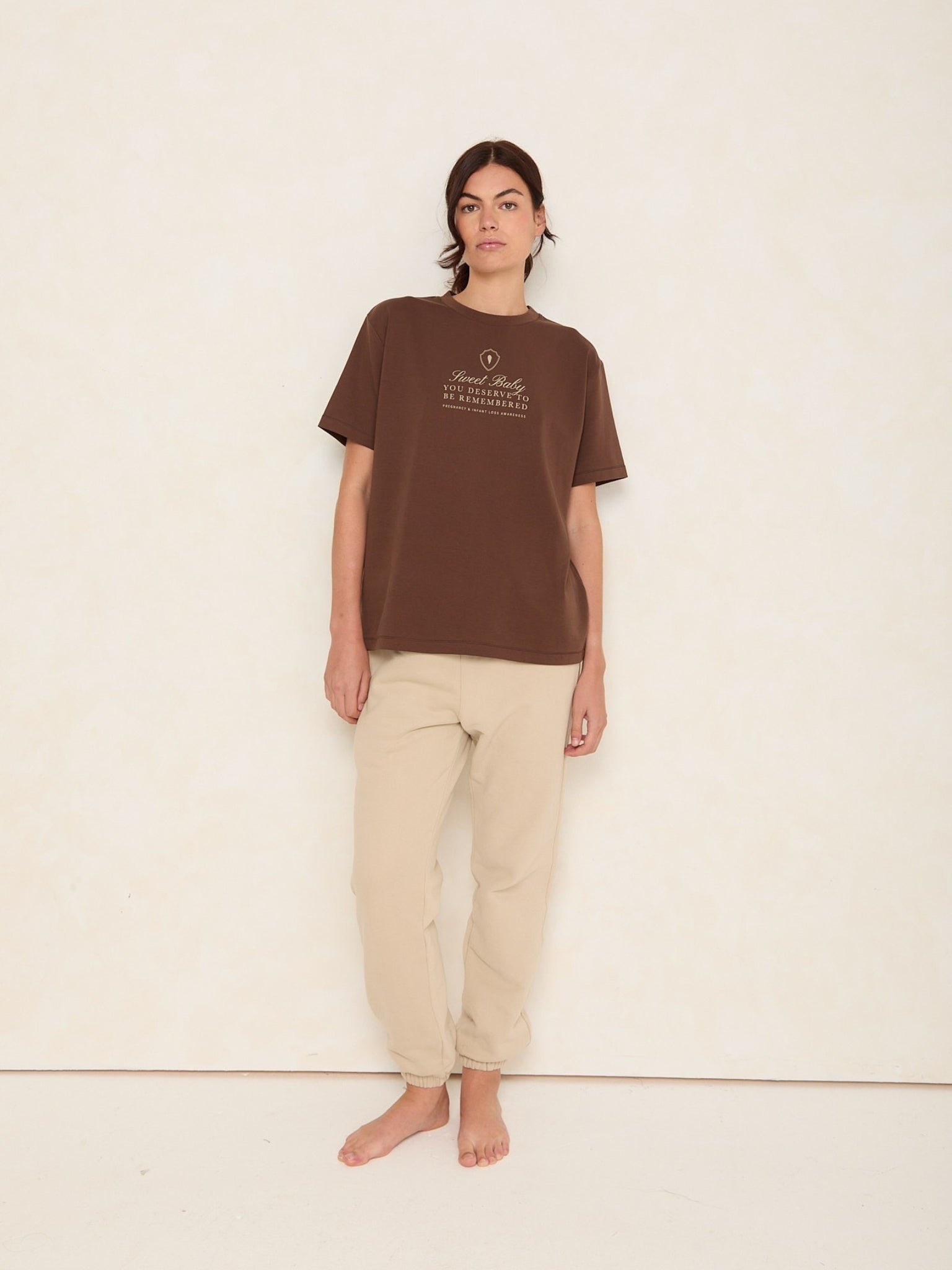 Sweet Baby Oversized Tee | Espresso