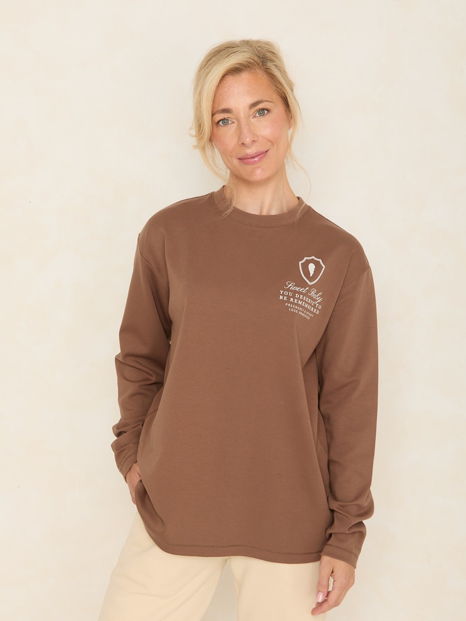 Sweet Baby Oversized Long Sleeve | Walnut