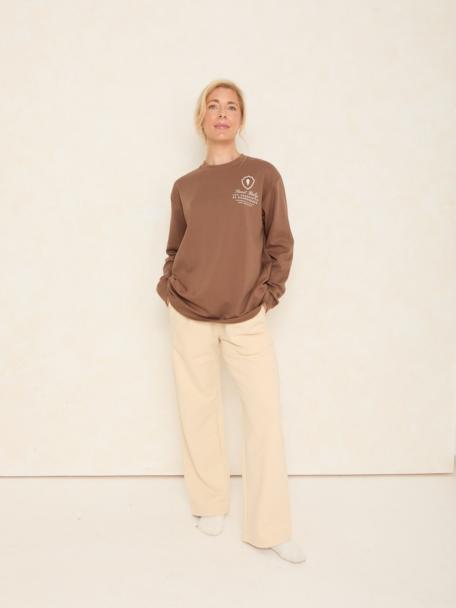 Sweet Baby Oversized Long Sleeve | Walnut