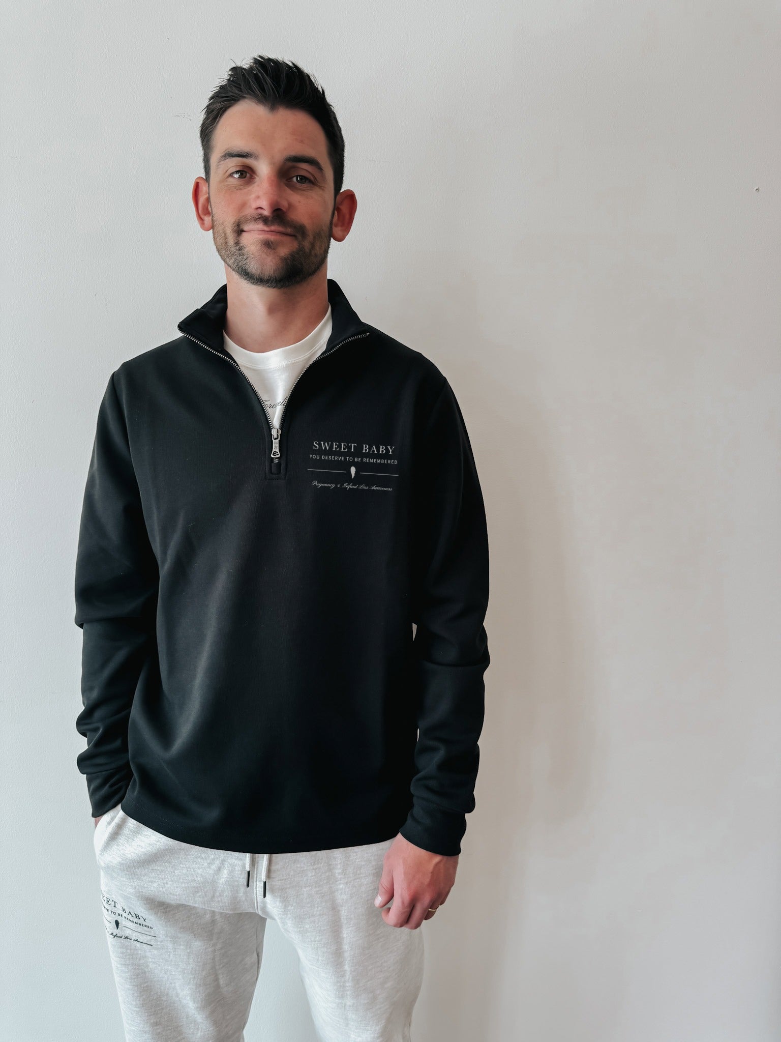 Brooks Brothers Double Knit Quarter Zip | Sweet Baby