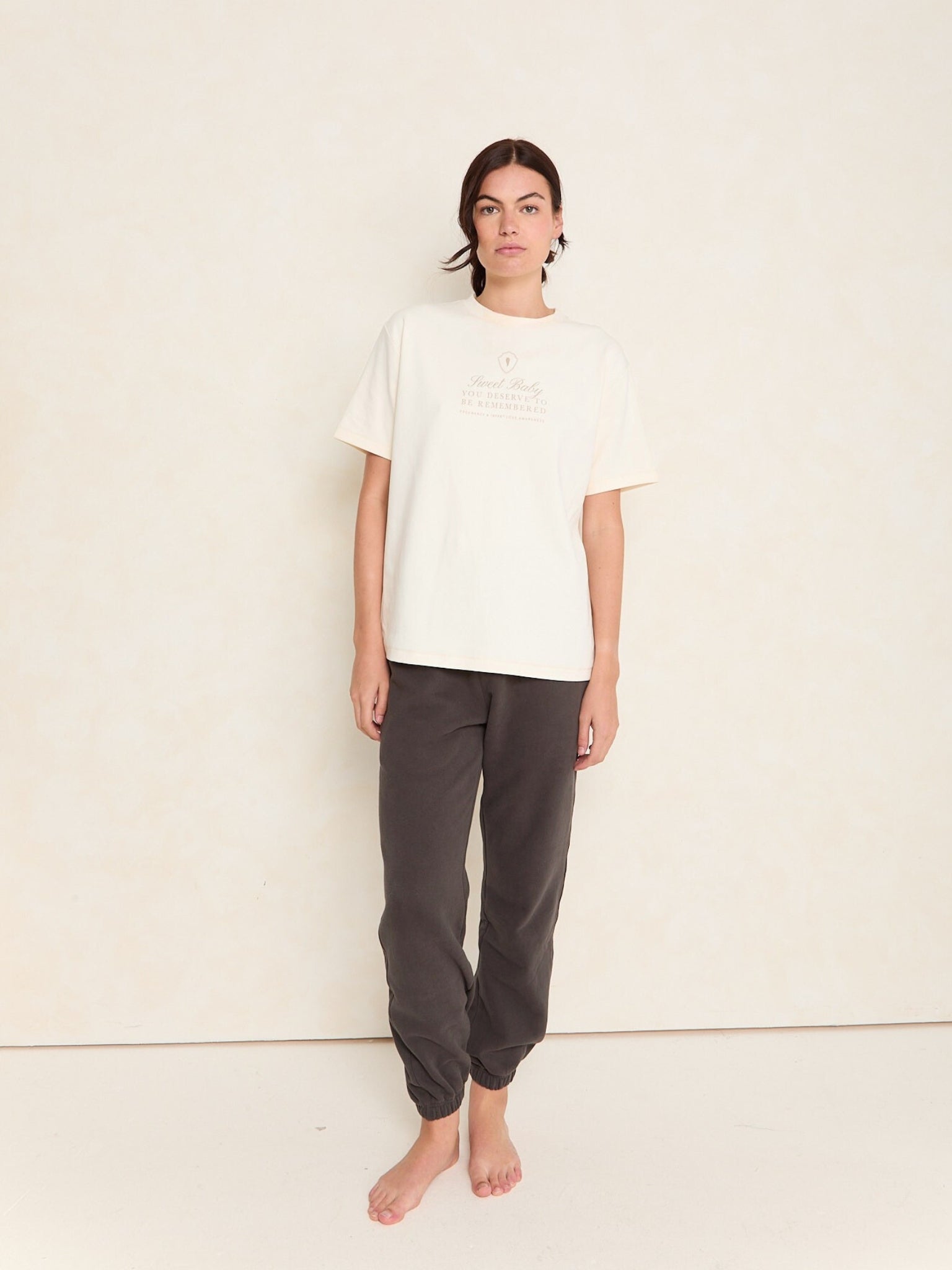 Sweet Baby Oversized Tee | Créme