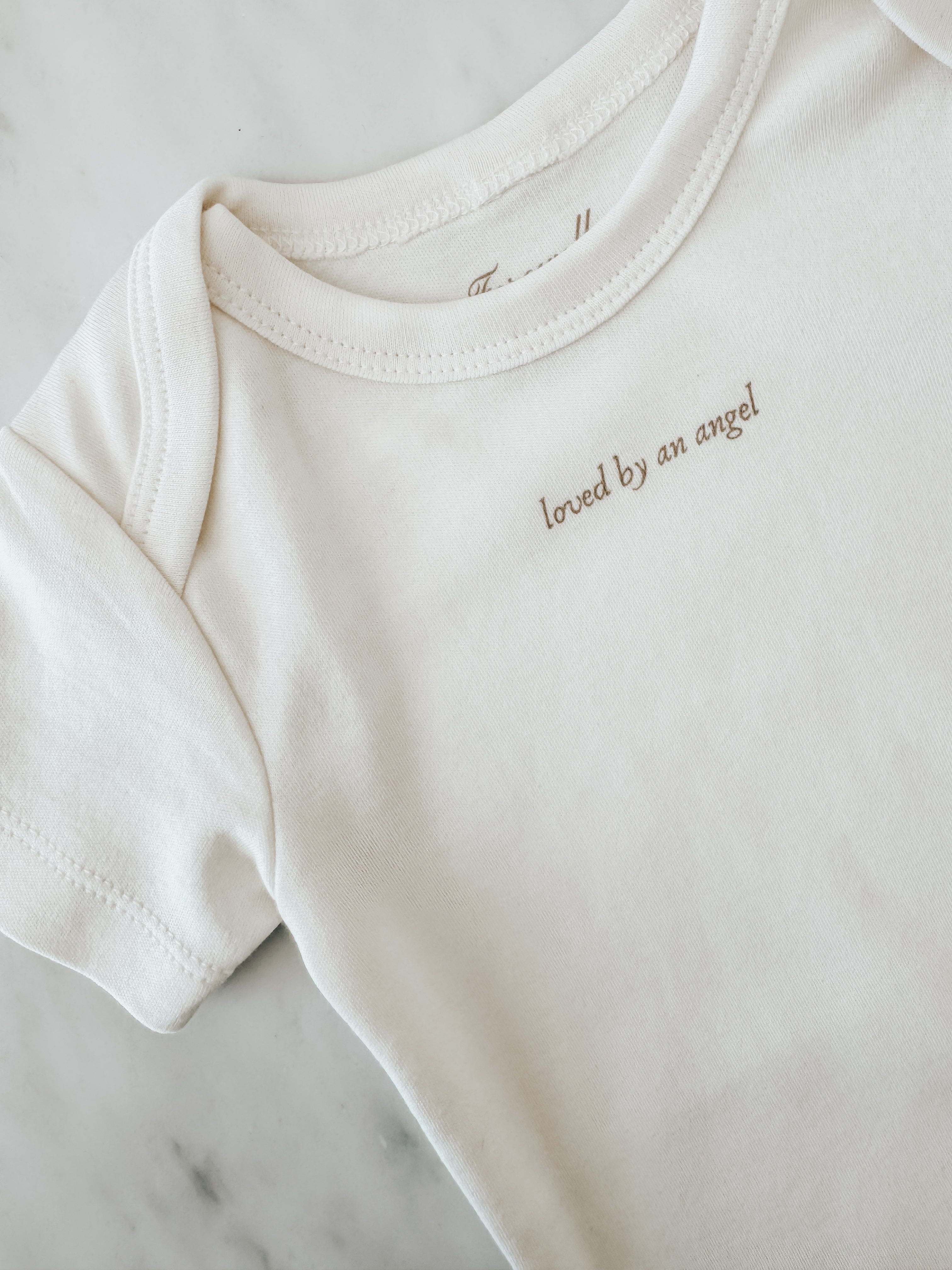Classic Short Sleeve Bodysuit | Loved By An Angel