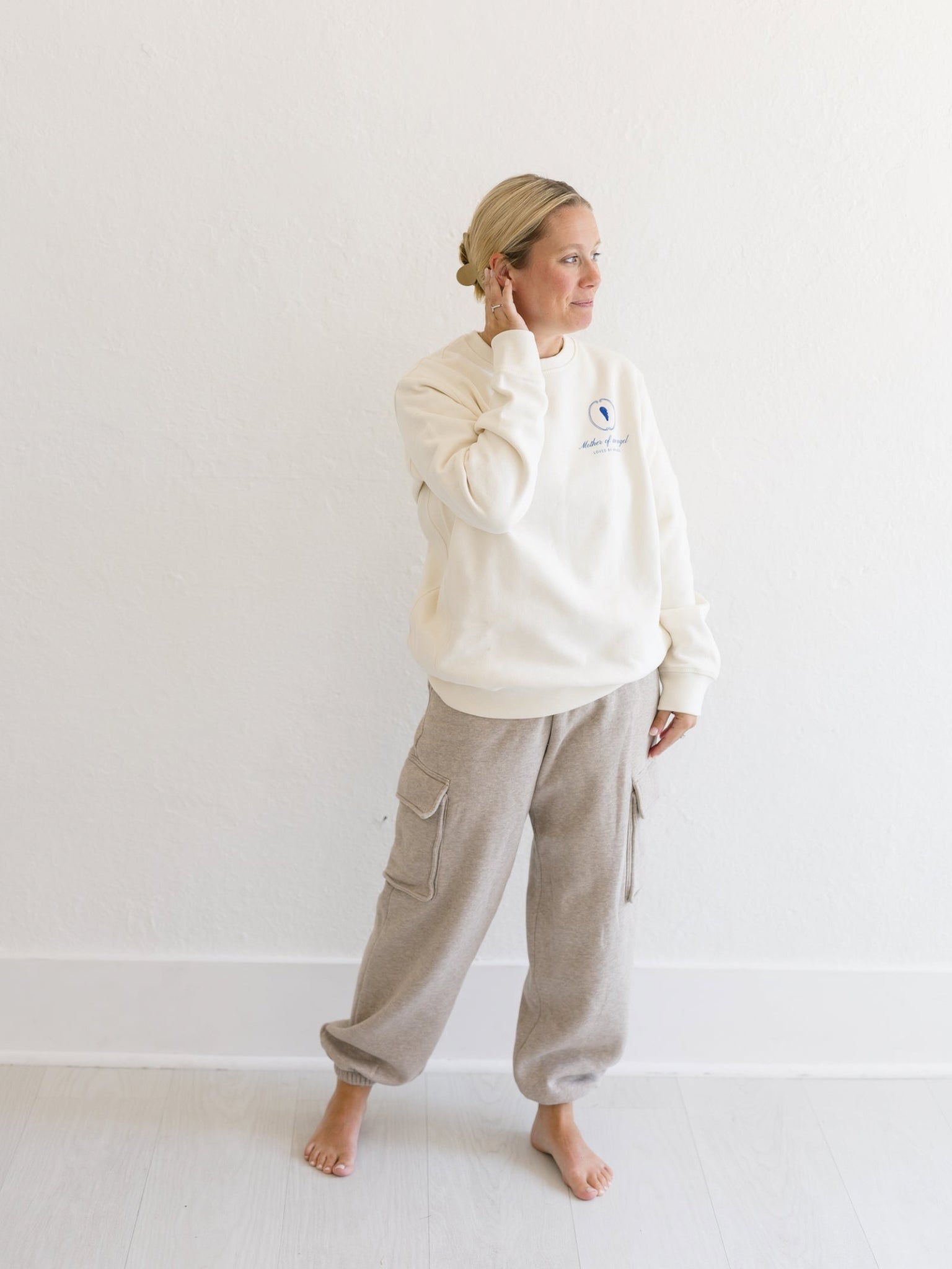 Signature Crewneck | Mother Of An Angel Crest