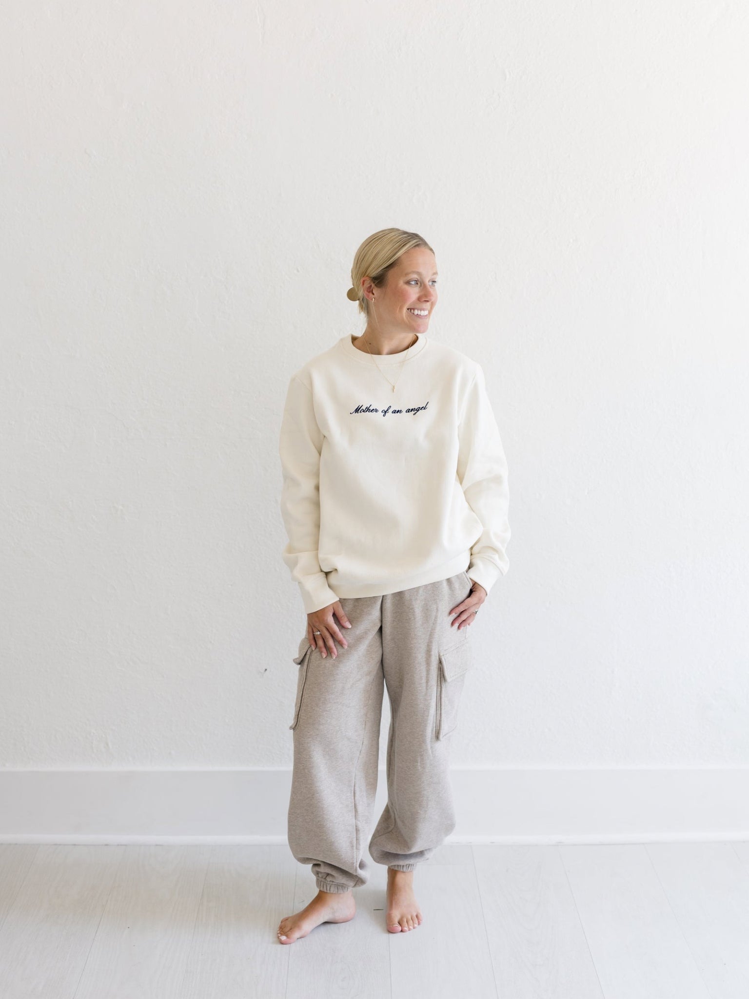 Signature Crewneck | Mother Of An Angel Script