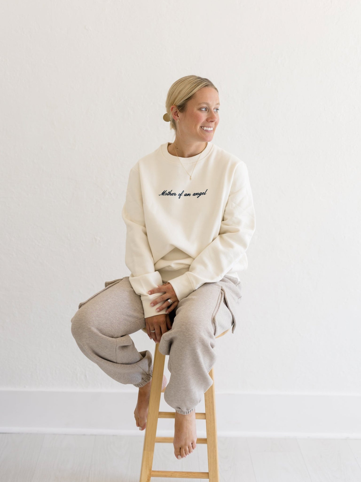 Signature Crewneck | Mother Of An Angel Script