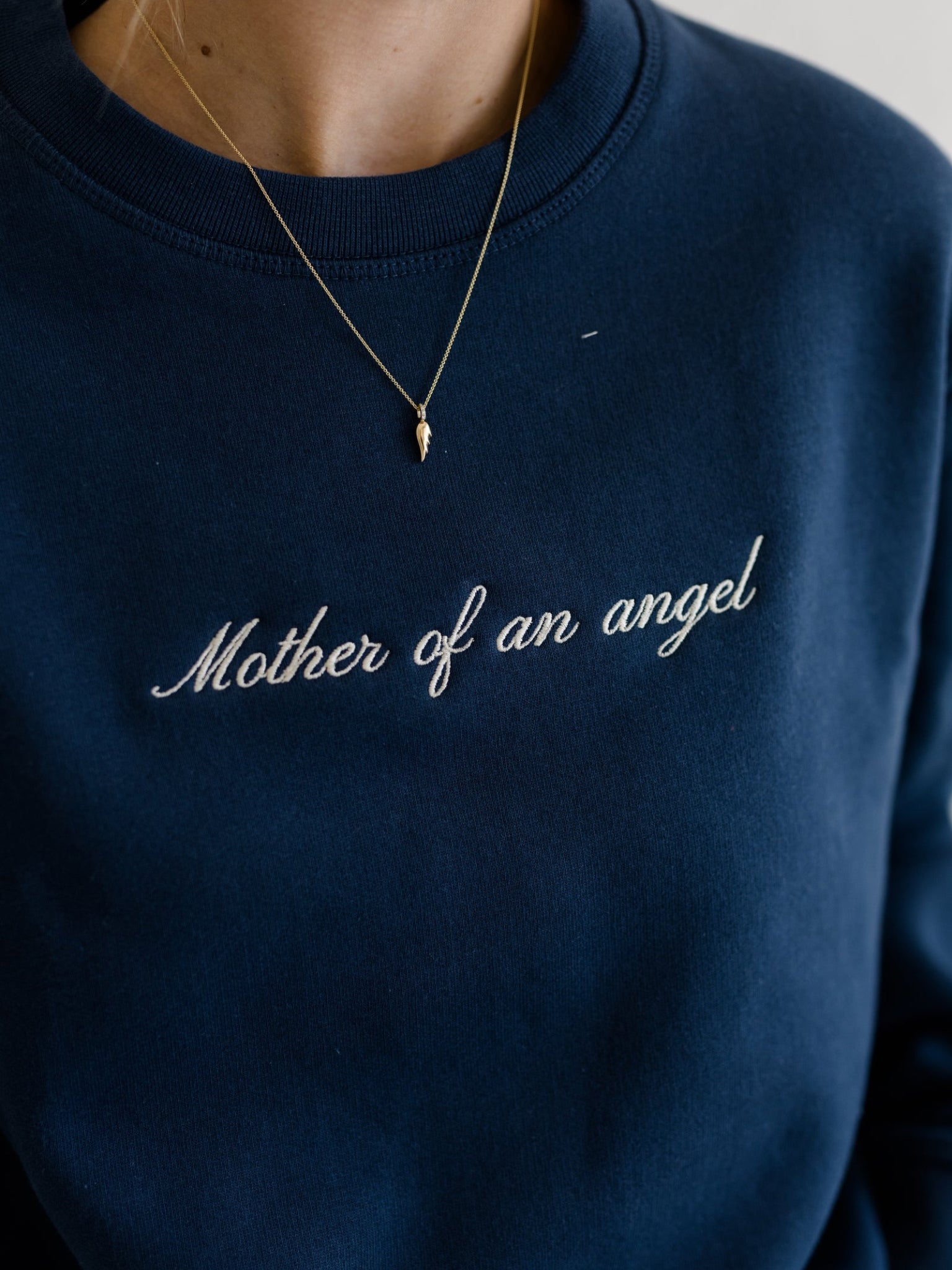 Signature Crewneck | Mother Of An Angel Script