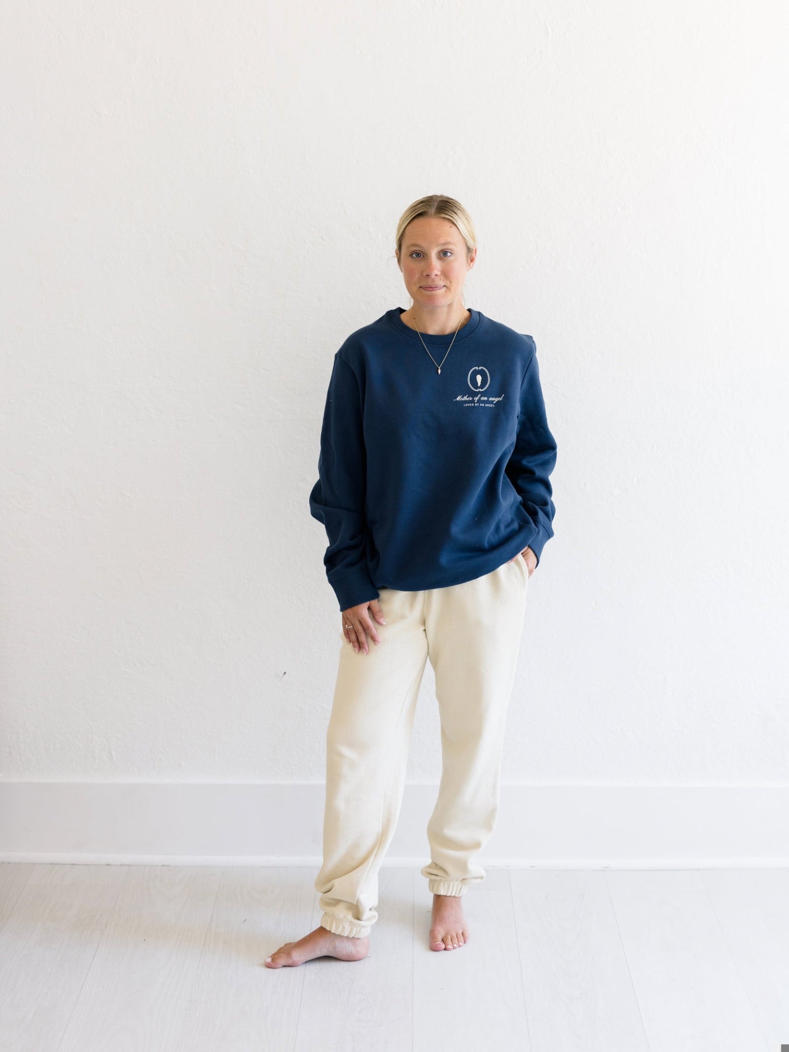 Signature Crewneck | Mother Of An Angel Crest