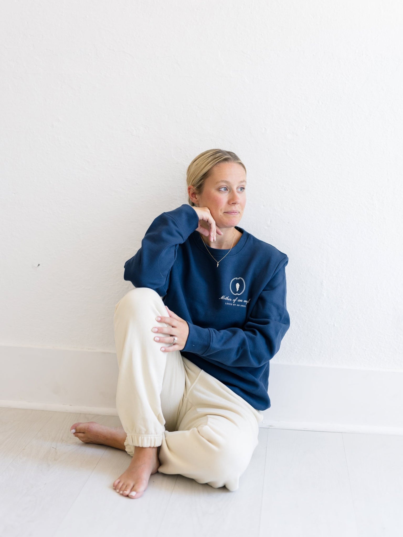 Signature Crewneck | Mother Of An Angel Crest