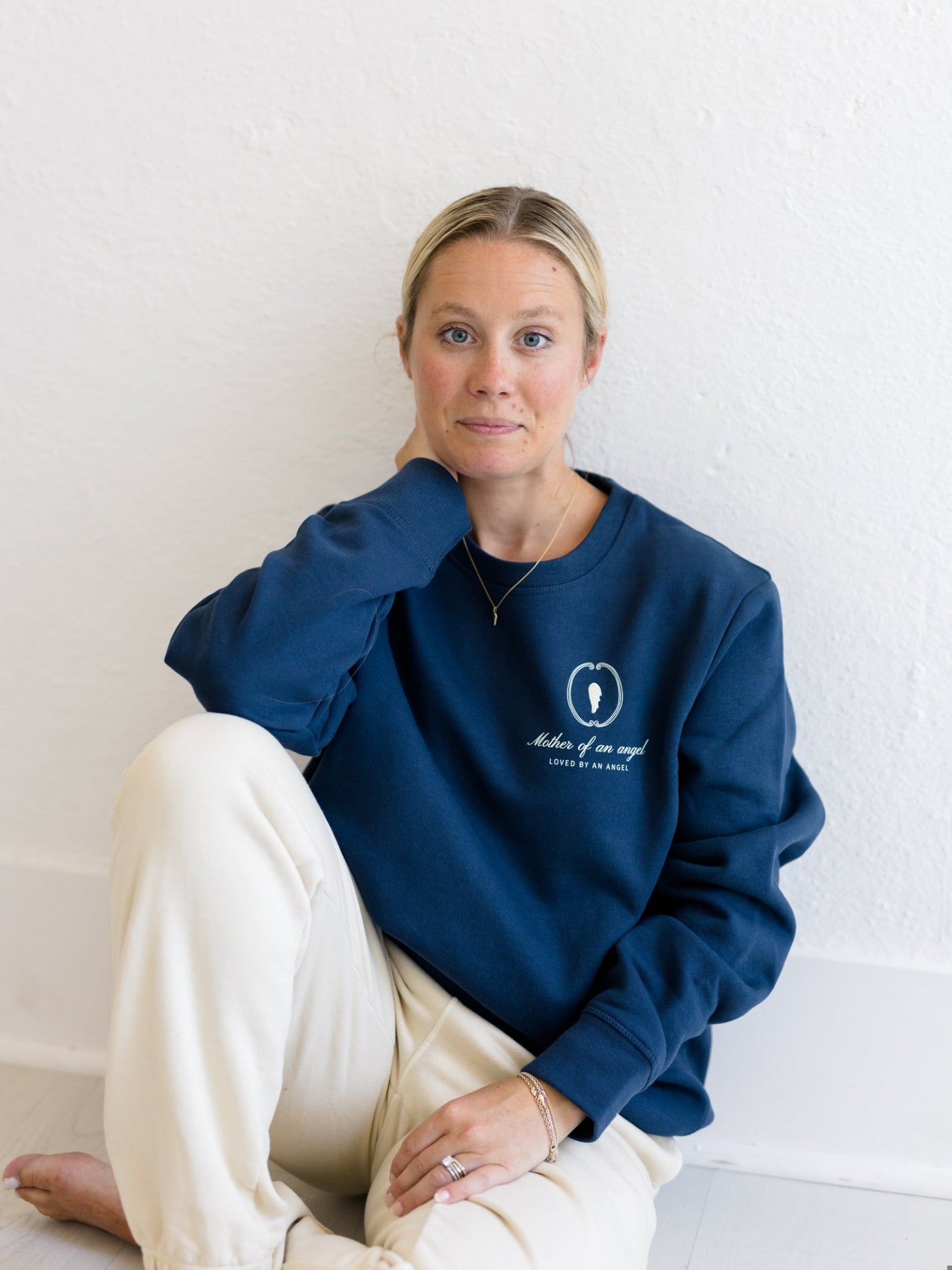 Signature Crewneck | Mother Of An Angel Crest