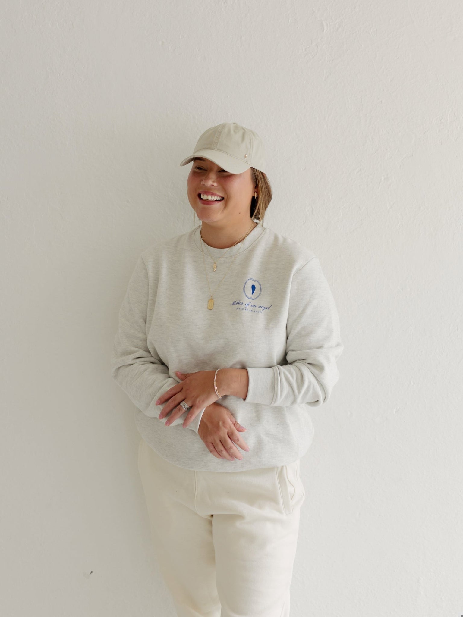 Signature Crewneck | Mother Of An Angel Crest