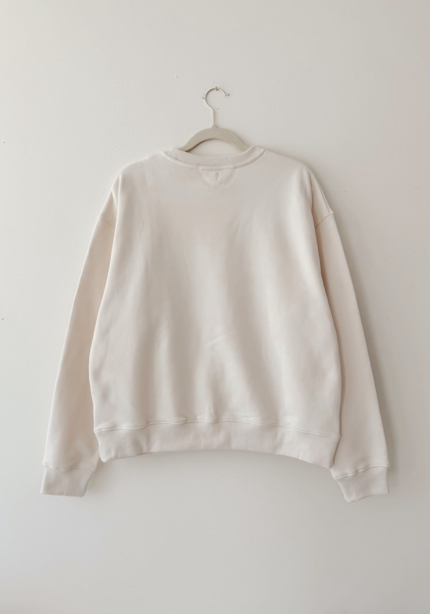 Mother Of An Angel Comfort Crewneck in Créme