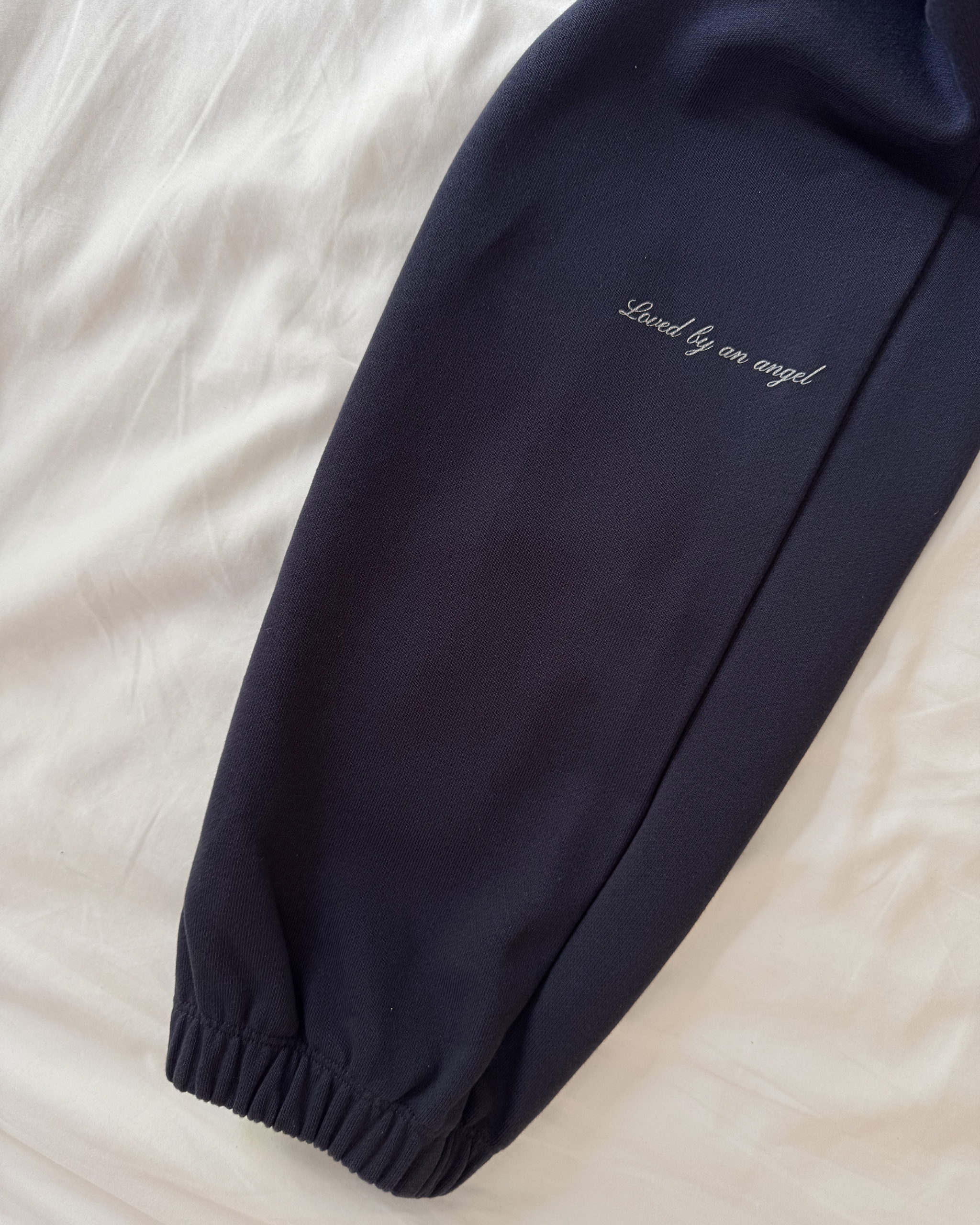 The Heritage Cuffed Sweat in Deep Navy | Sweet Baby
