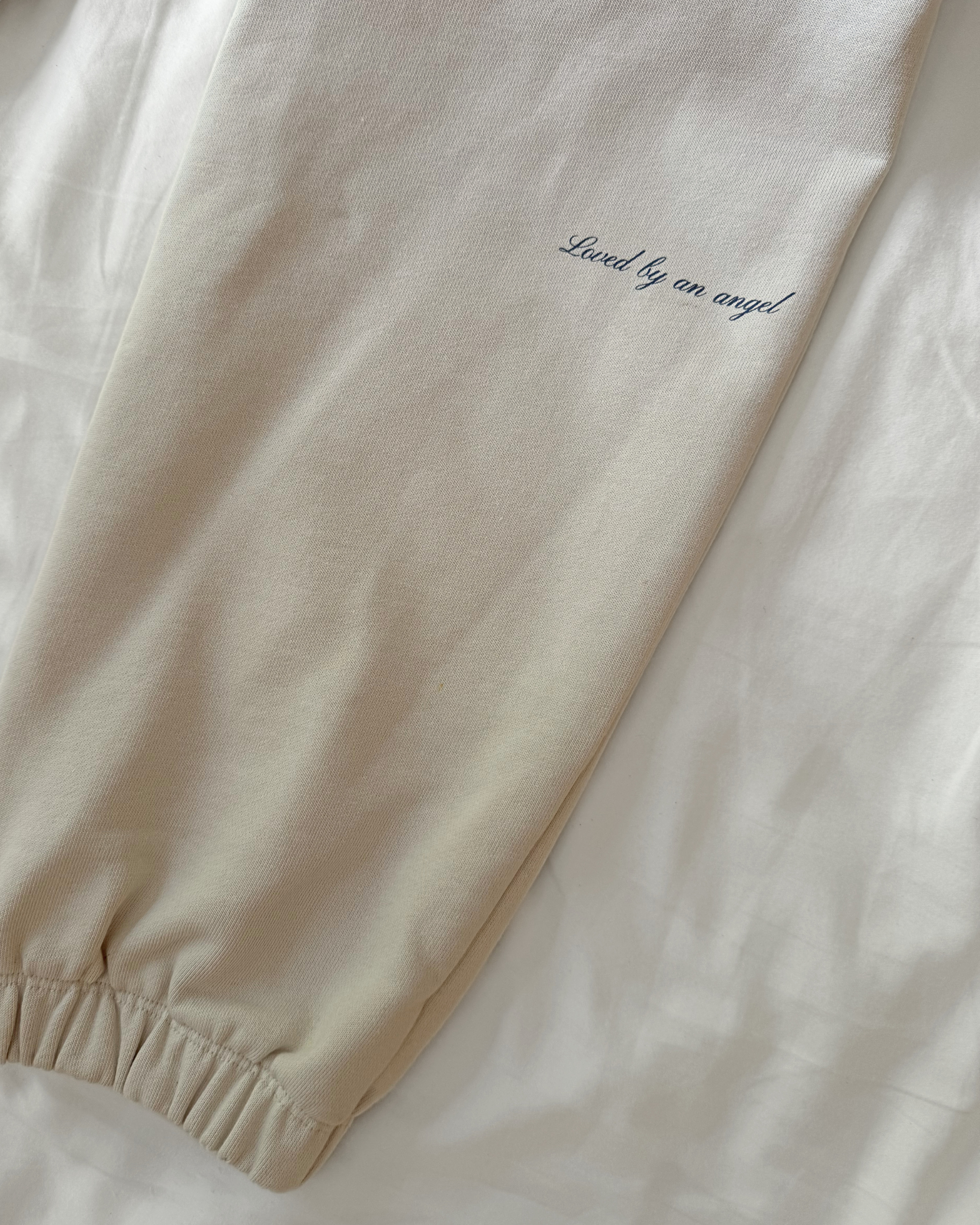 The Heritage Cuffed Sweat in Oyster | Sweet Baby