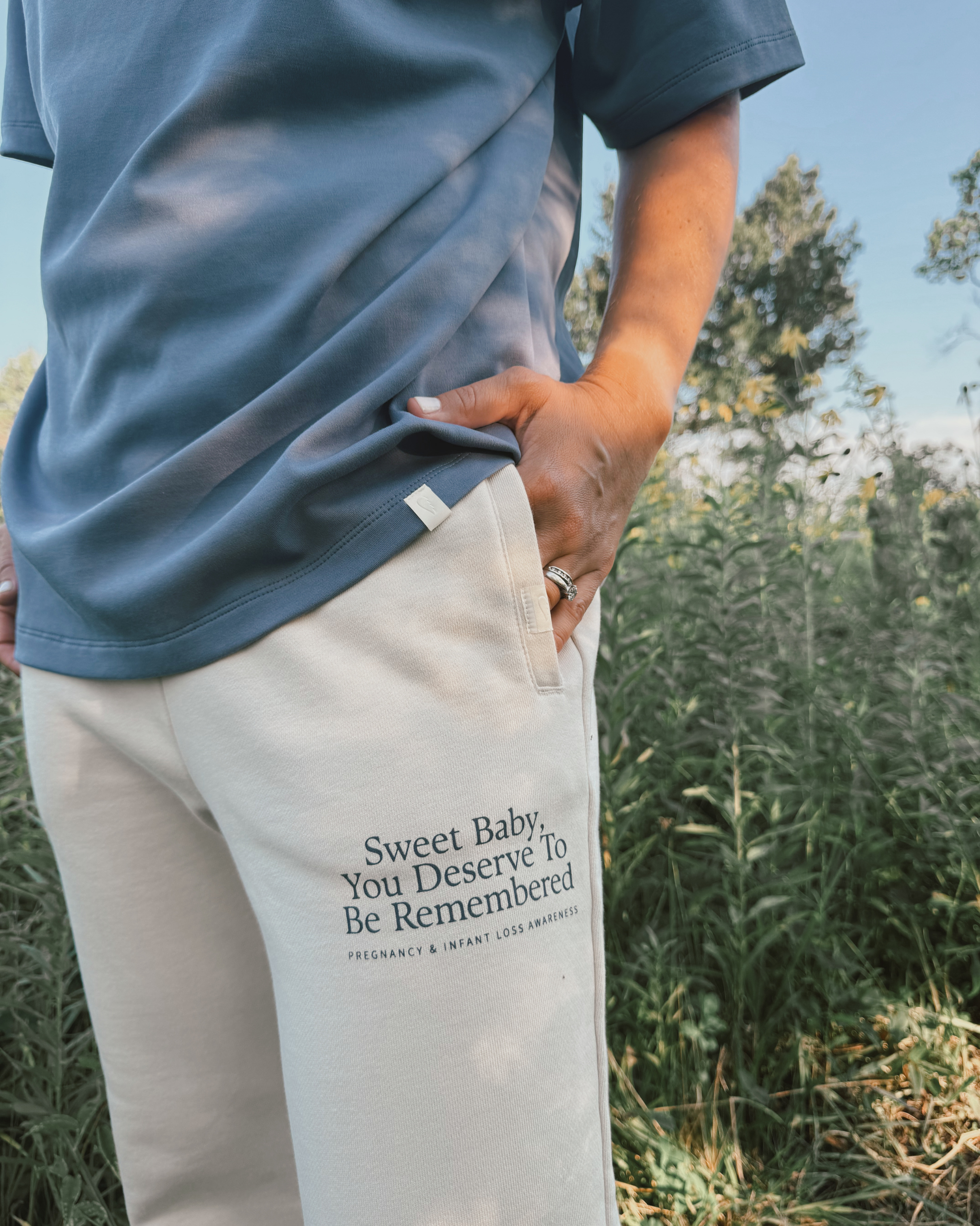 The Comfort Tee in Atlantic | Sweet Baby