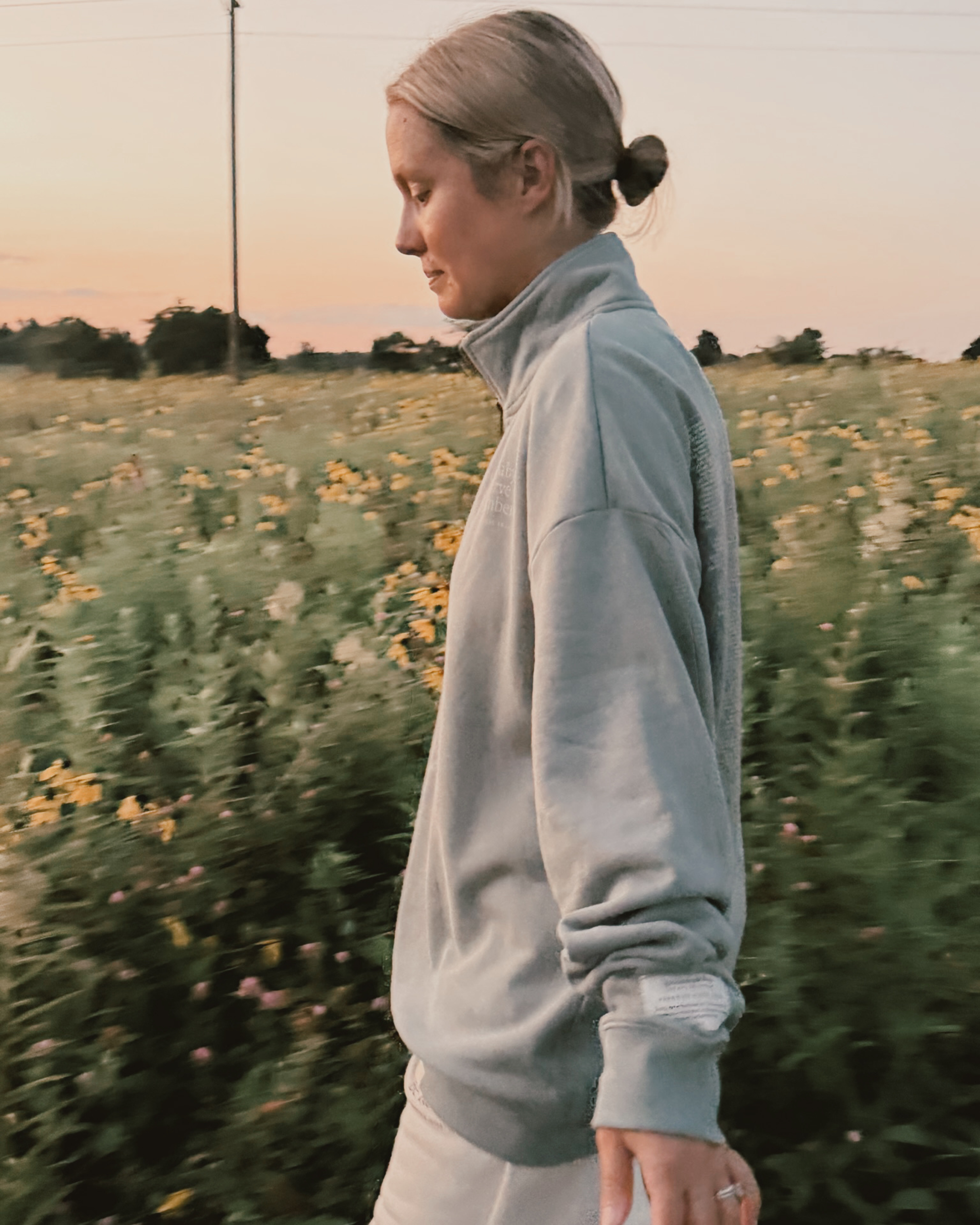 The Heritage Quarter Zip in Harbor | Sweet Baby