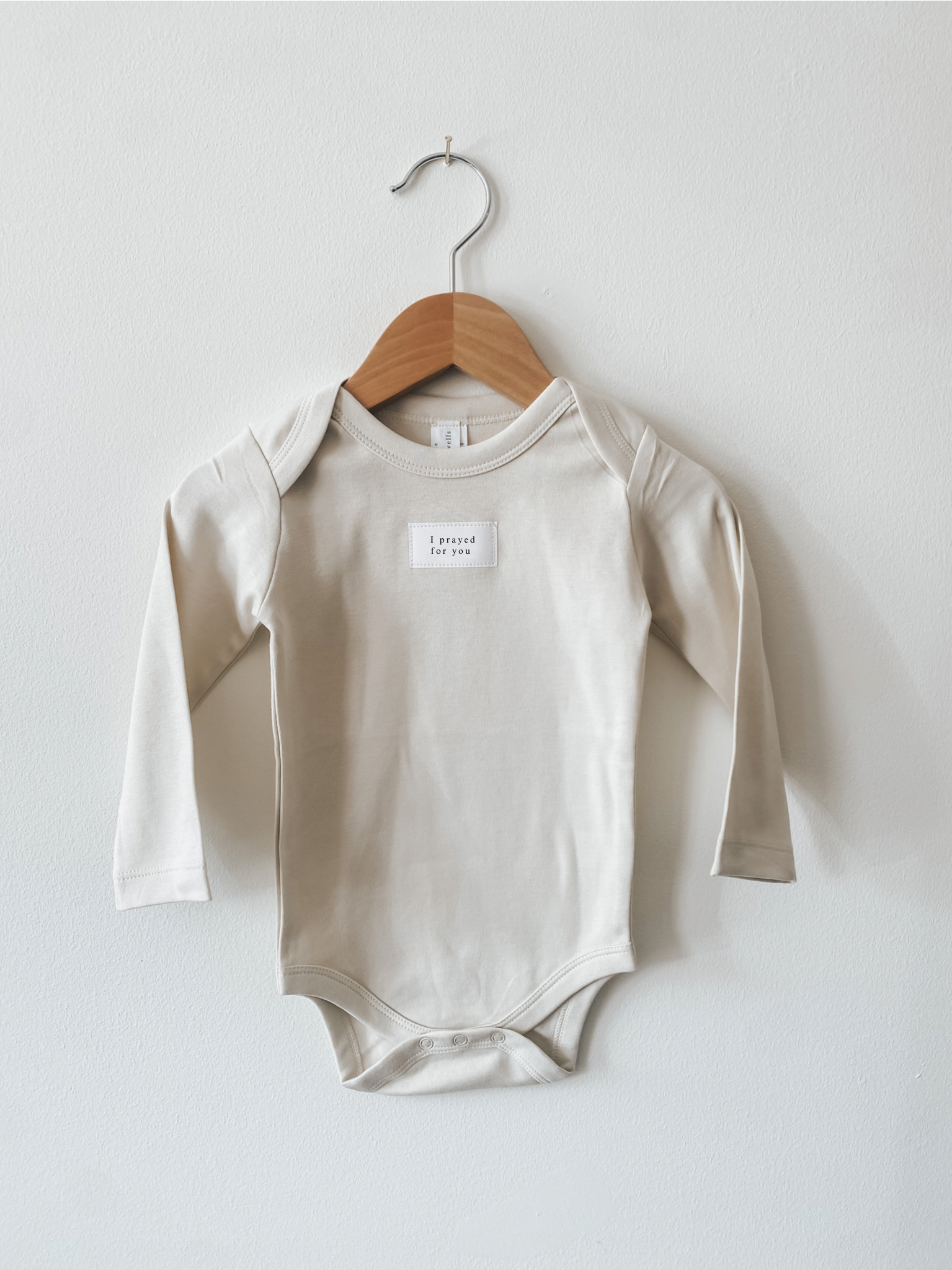 Classic Long Sleeve Bodysuit | Prayed For You