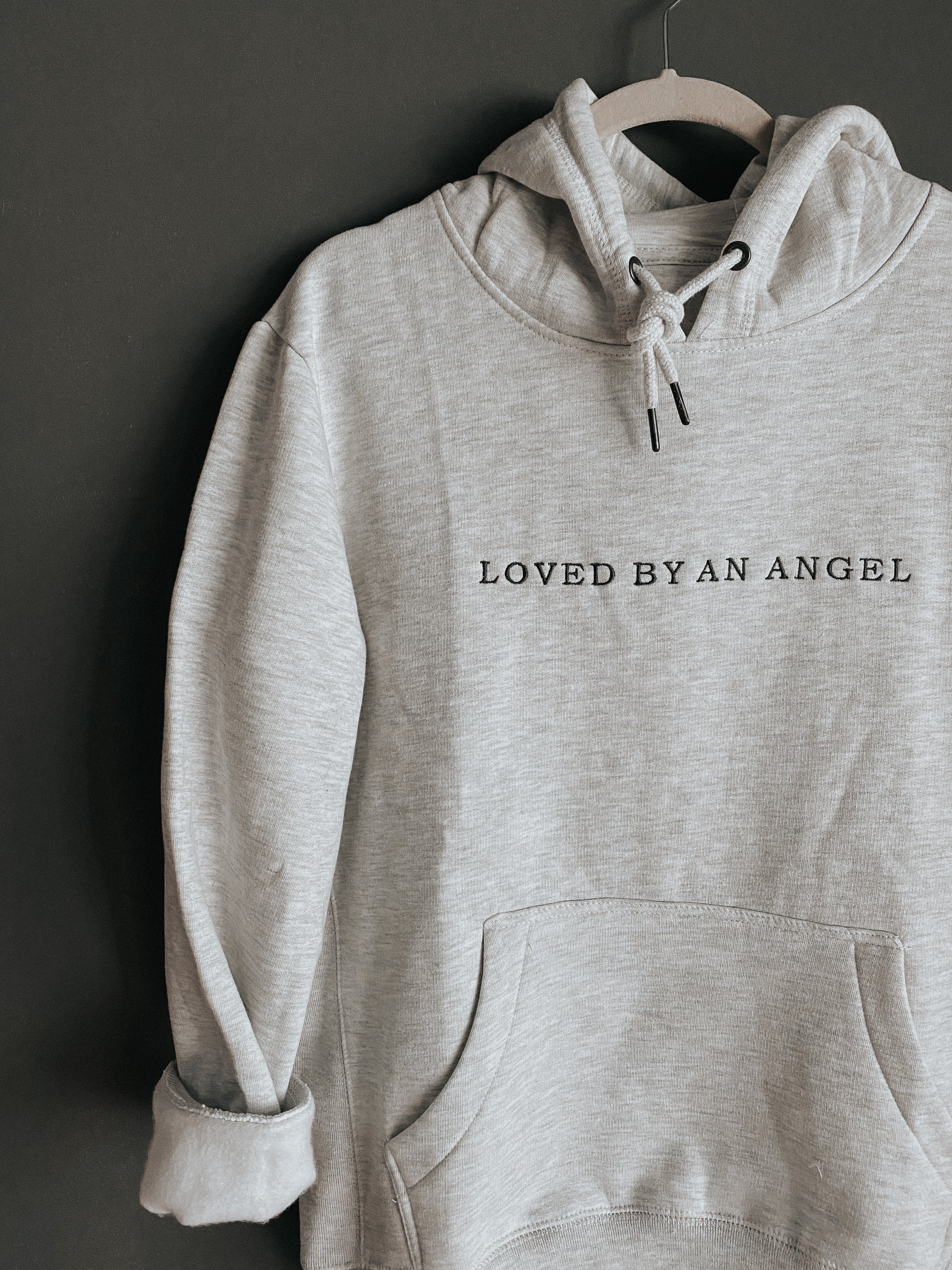 Organic Cotton Heavyweight Hooded Sweatshirt | Loved By An Angel