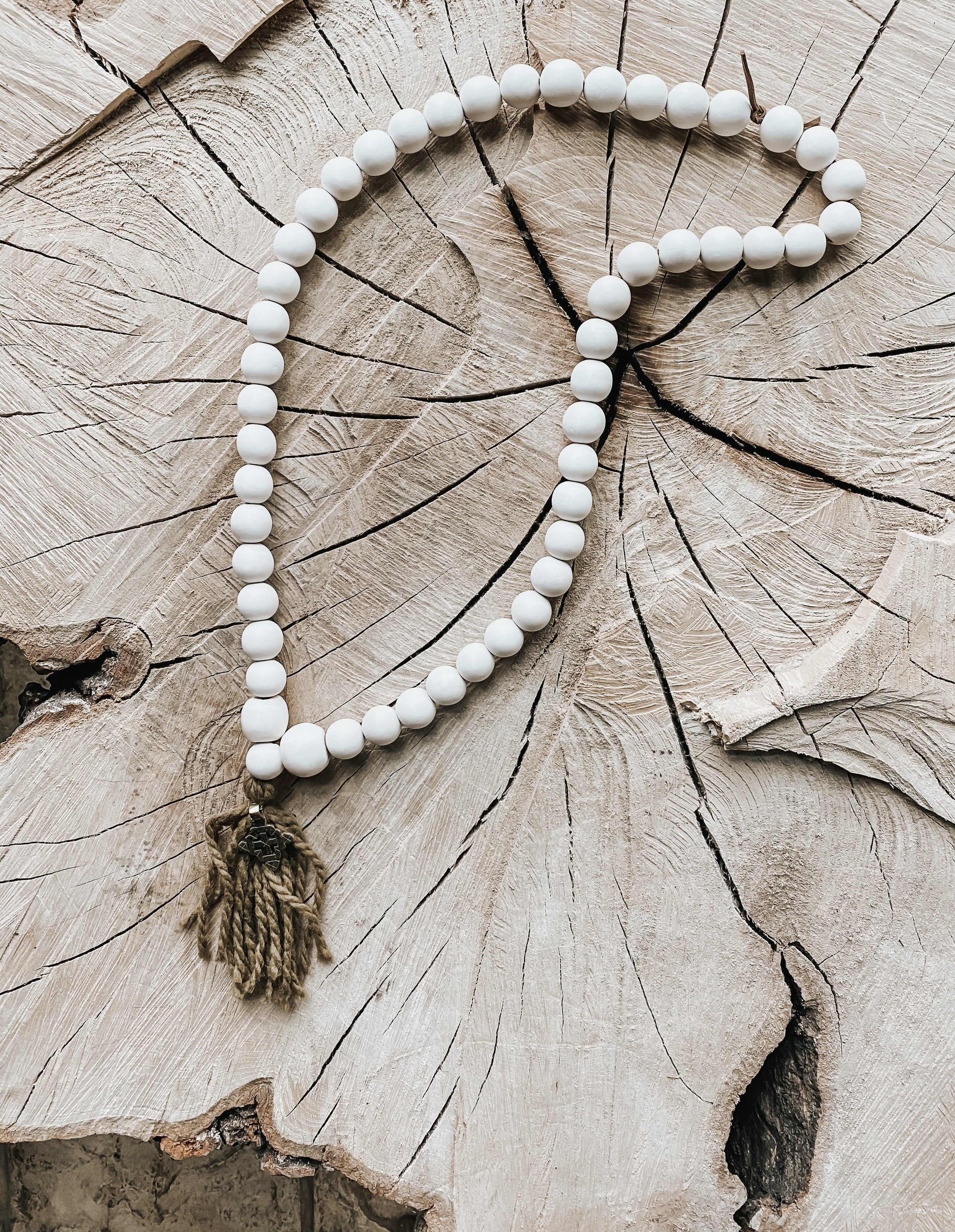 Blessing Beads | Extra Long Smooth Bone
