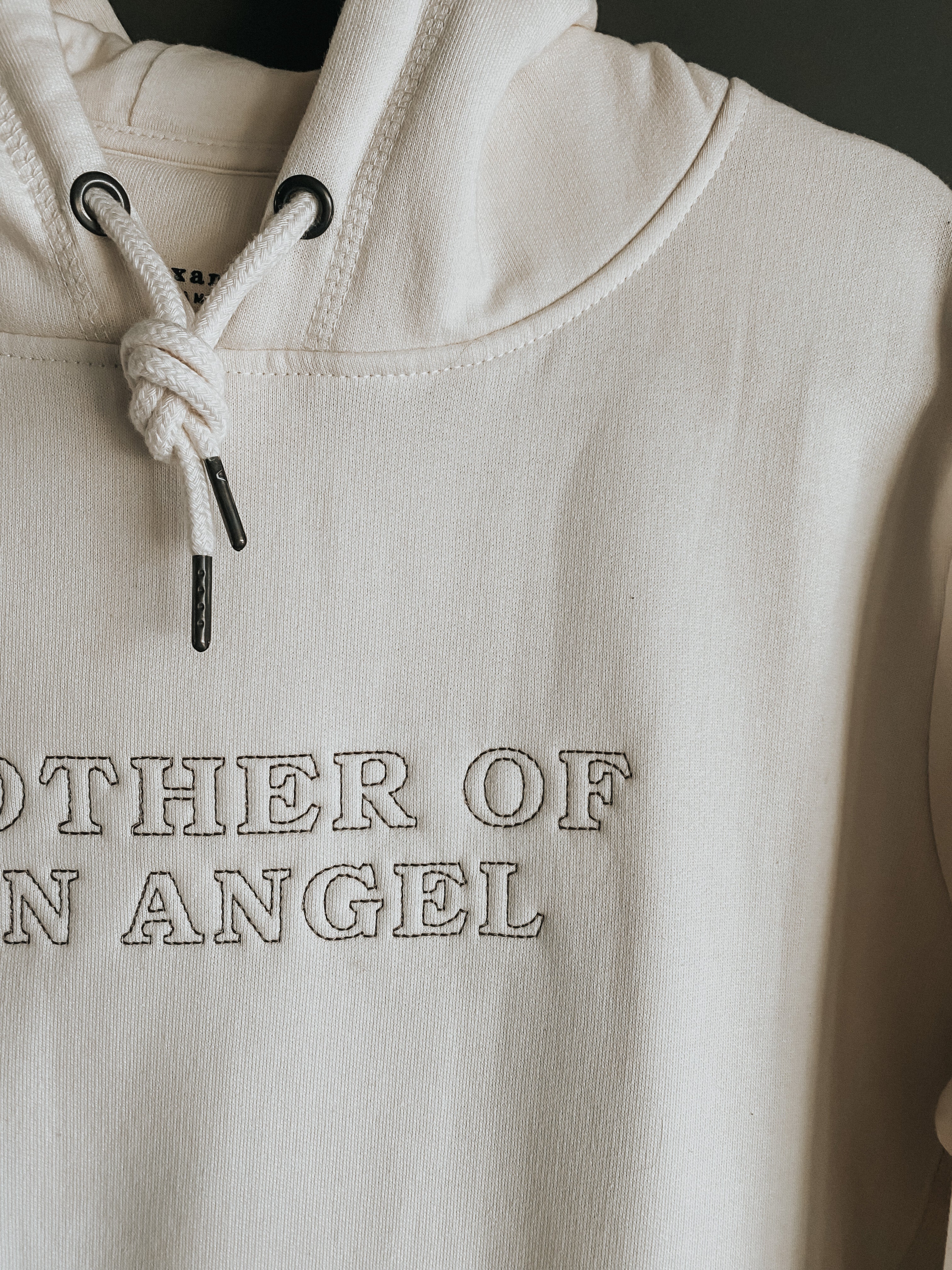 Organic Cotton Heavyweight Hooded Sweatshirt | Mother Of An Angel